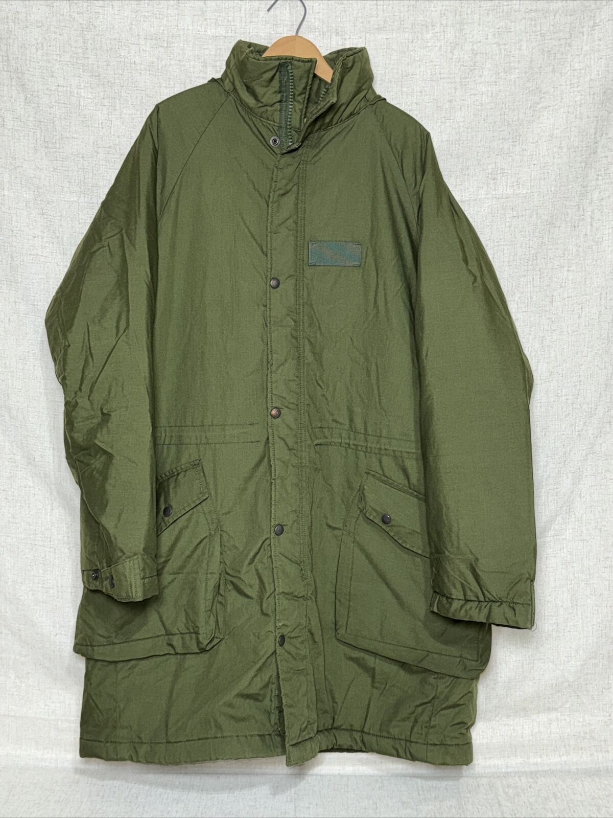 VTG Swedish Army 1998 Coat 190 / 70 Cold Weather Parka Green Hood M7360-020000-3