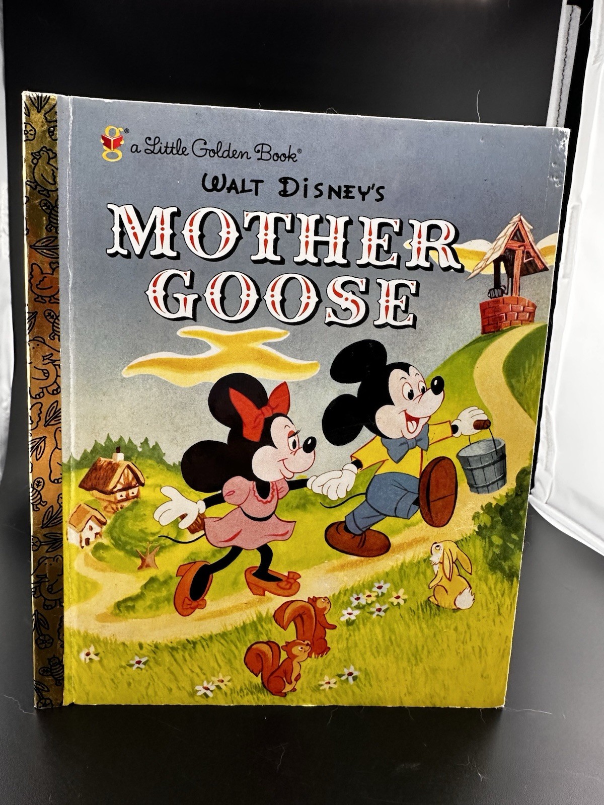 2004 Little Golden Book Walt Disney’s Mother Goose Mickey Junk Journal READ