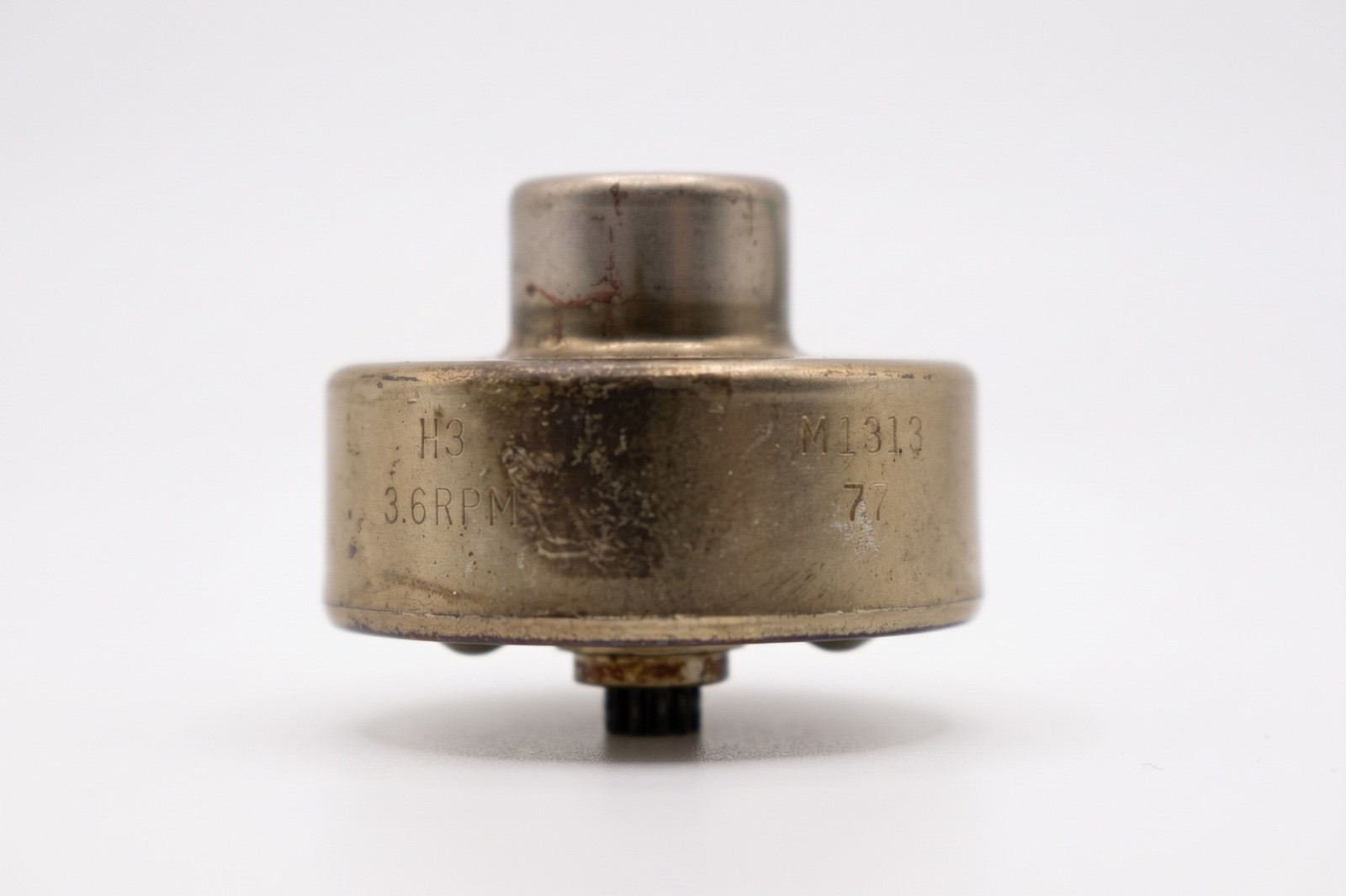 Telechron H-3 Vintage Clock Motor Rotor M1313 3.6 RPM Synchronous Timing