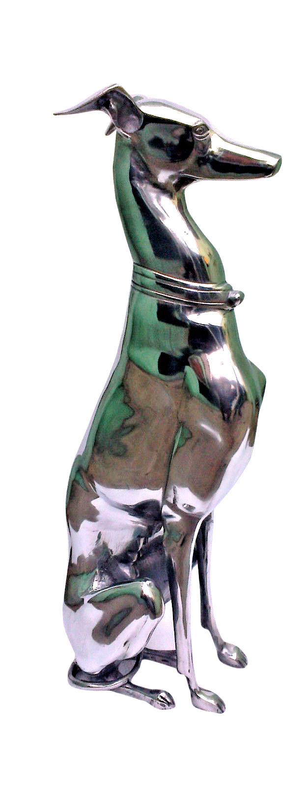 Large Aluminium Greyhound 27 inches Figurine Dog Statue Art Deco