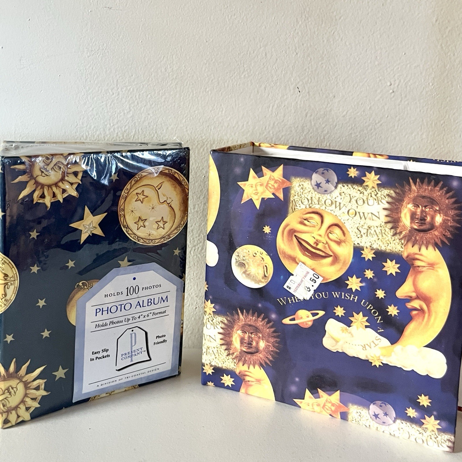 Vtg 90s Celestial Photo Albums 4” x 6” Photos One New One Used Whimsigoth