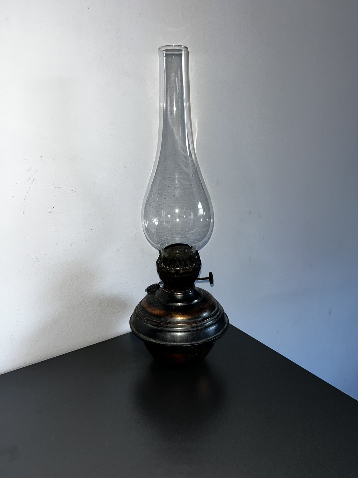 Vintage Small Oil Lamp With Funnel