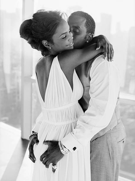 Musician Producer Sean Combs Model Kim Porter for Essence Magazine- Old Photo 14