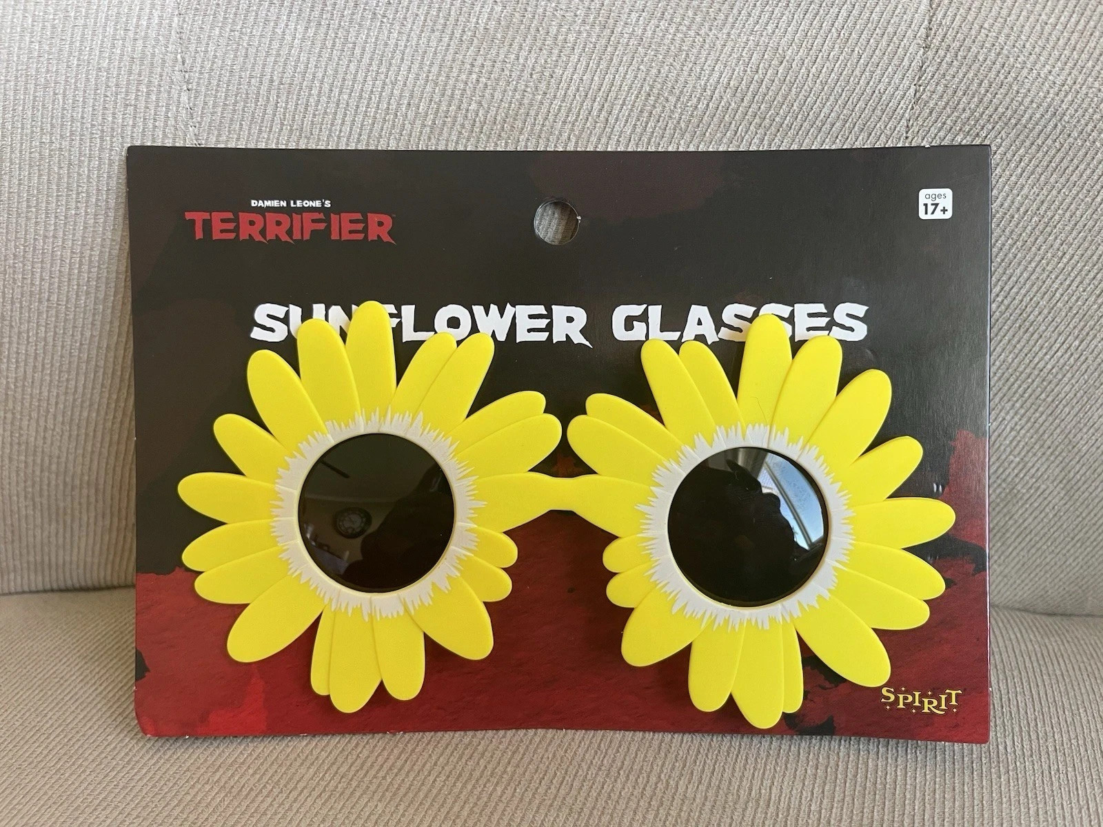 Terrifier 2 Art The Clown Sunflower Sun Glasses Costume or Cosplay NEW