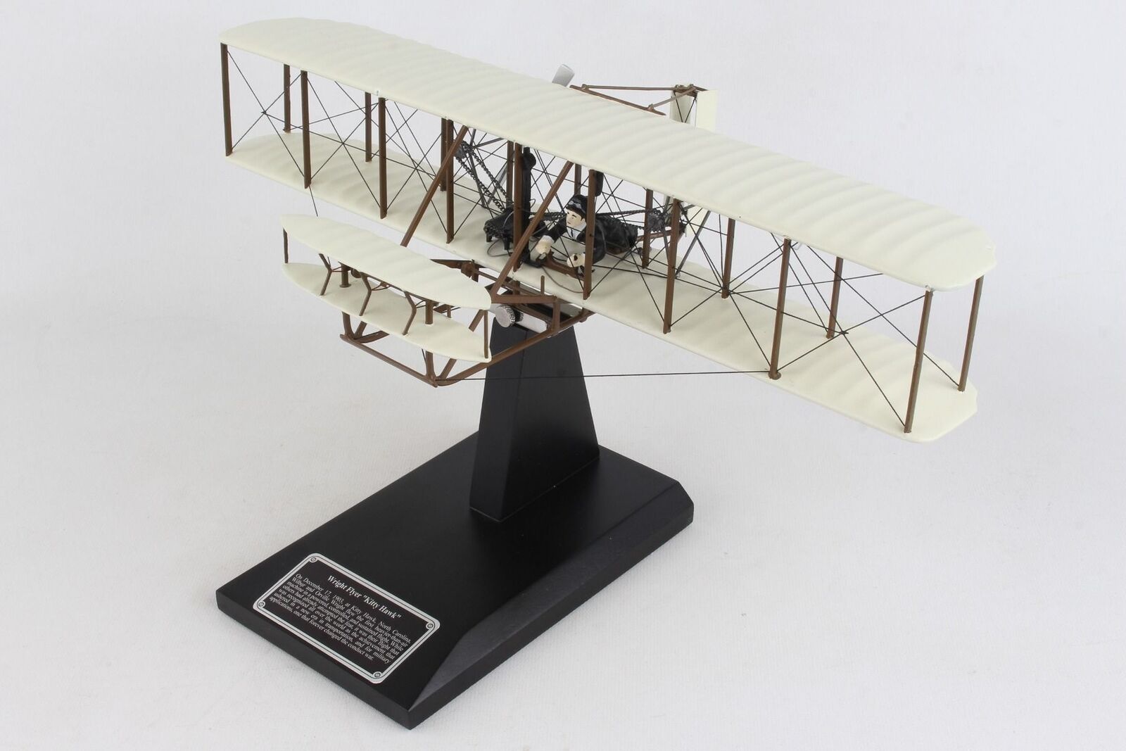 Orville Wilbur Wright Flyer Kitty Hawk Desk Top Display Model 1/32 SC Airplane