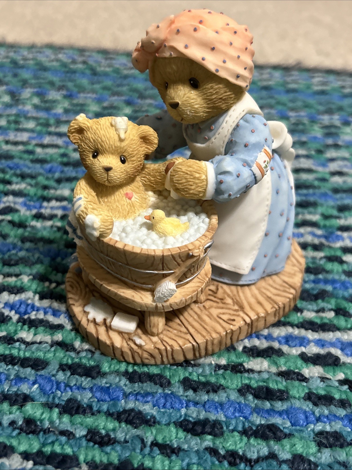VTG Cherished Teddies 2001 Marci & Ashlee Wash Away Your Worries #101673