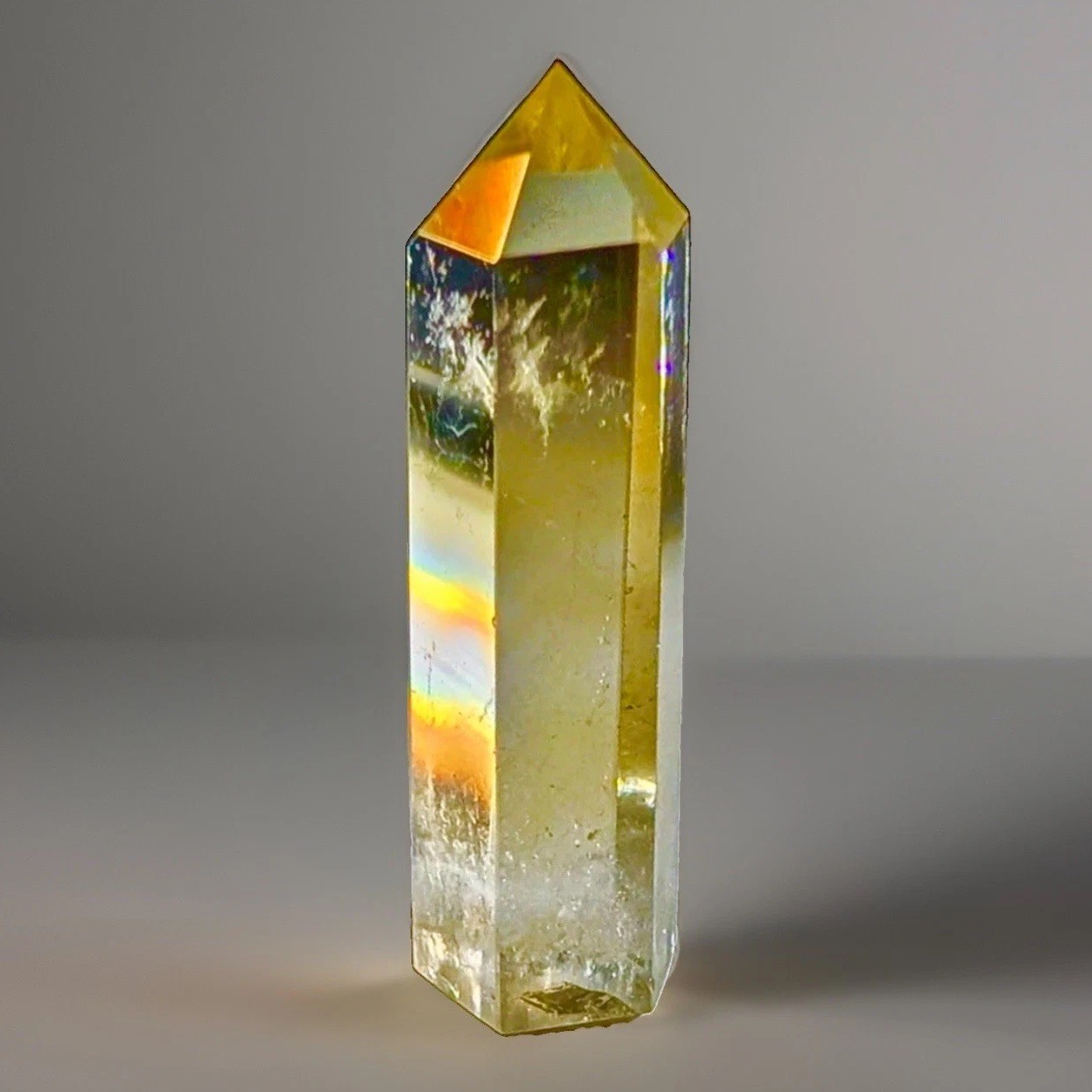 Beautiful Raw Citrine Crystal Obelisk Point Natural Specimen Wealth Healing
