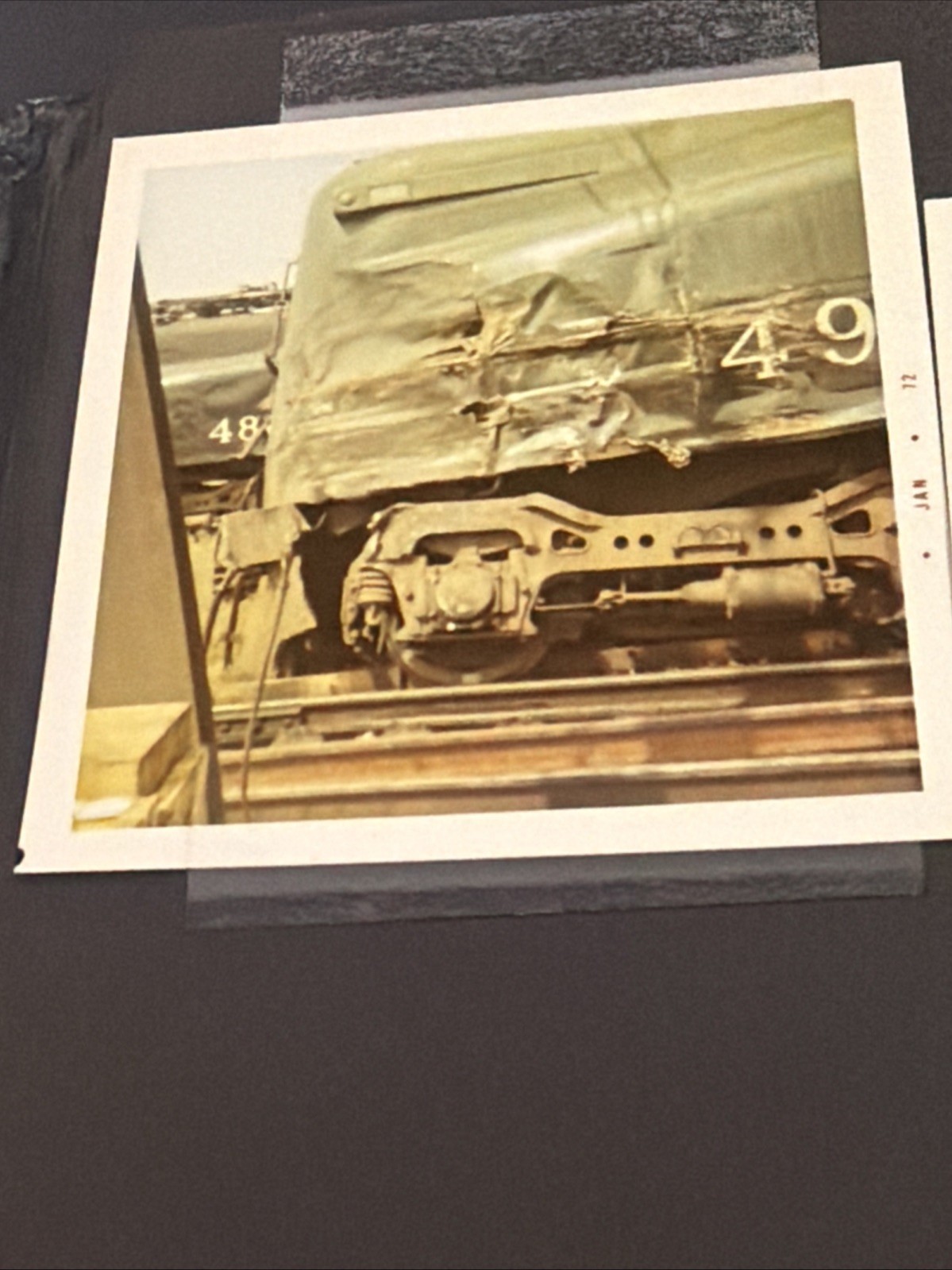 Vintage WWII Military & Railroad Photo Album Camp Atterbury Penn Central Wreck