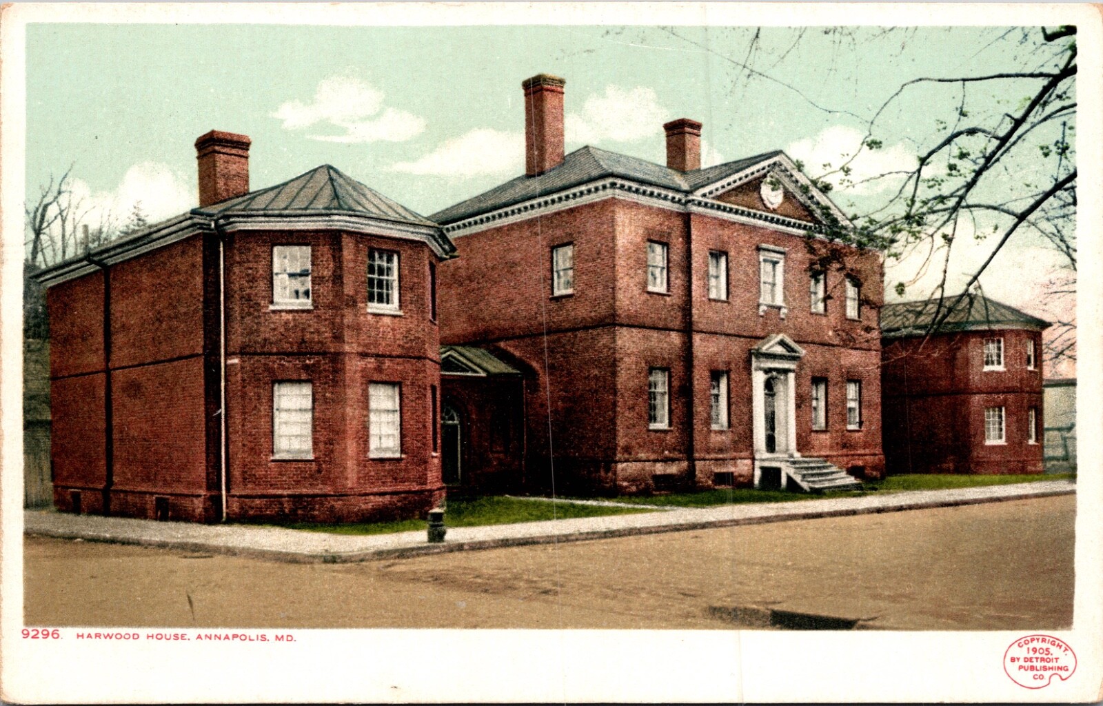 1900's Harwood House Annapolis Maryland Postcard Divided Back Unposted VTG 2L