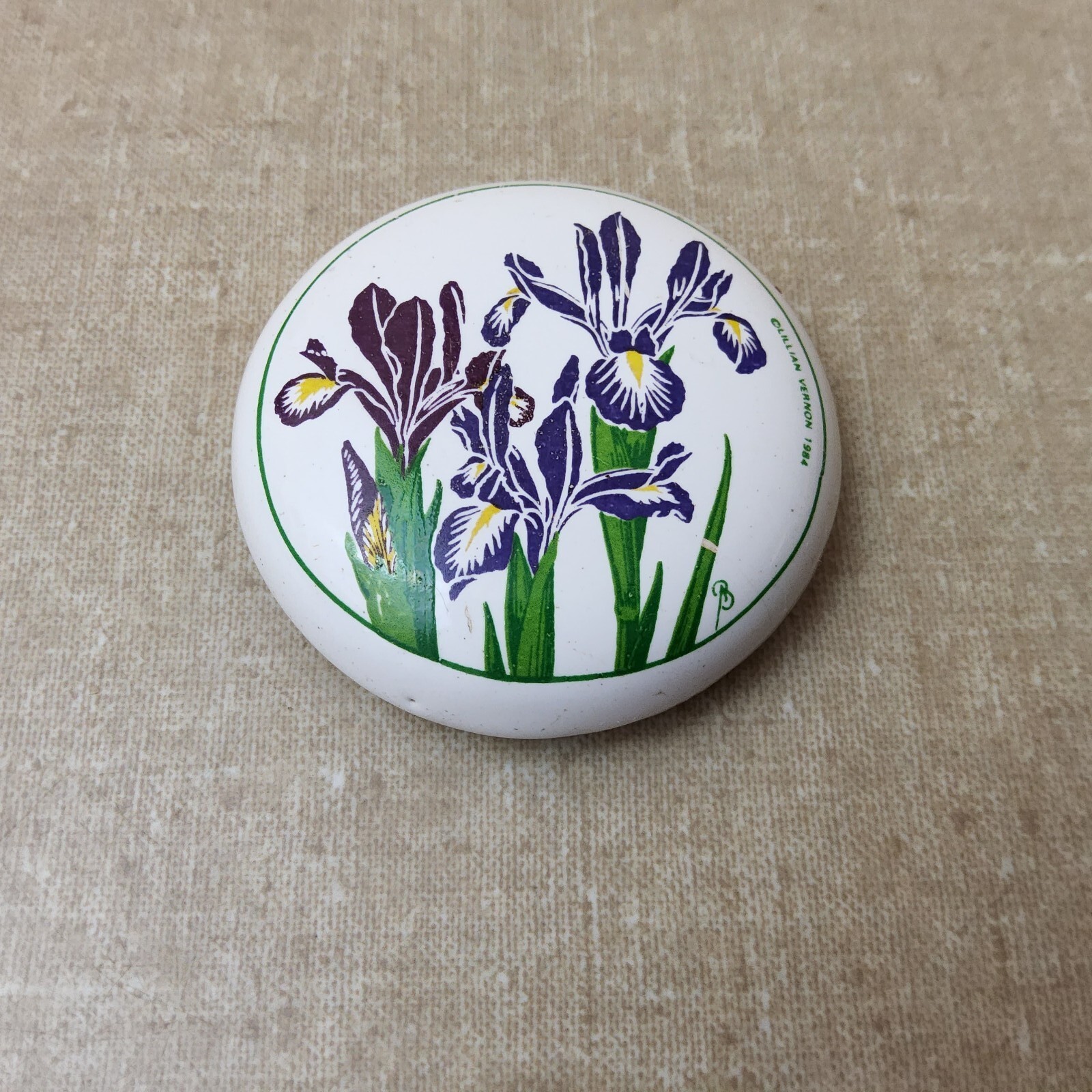 Vintage Lillian Vernon Iris Magnet