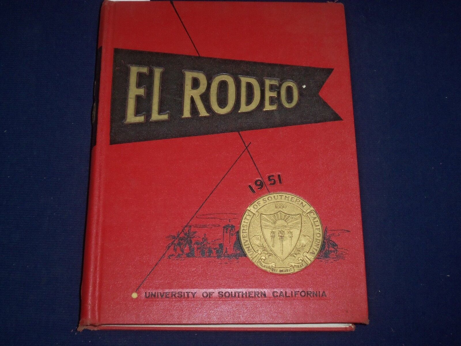 1951 EL RODEO UNIVERSITY SOUTHERN CALIFORNIA YEARBOOK - FRANK GIFFORD - YB 433