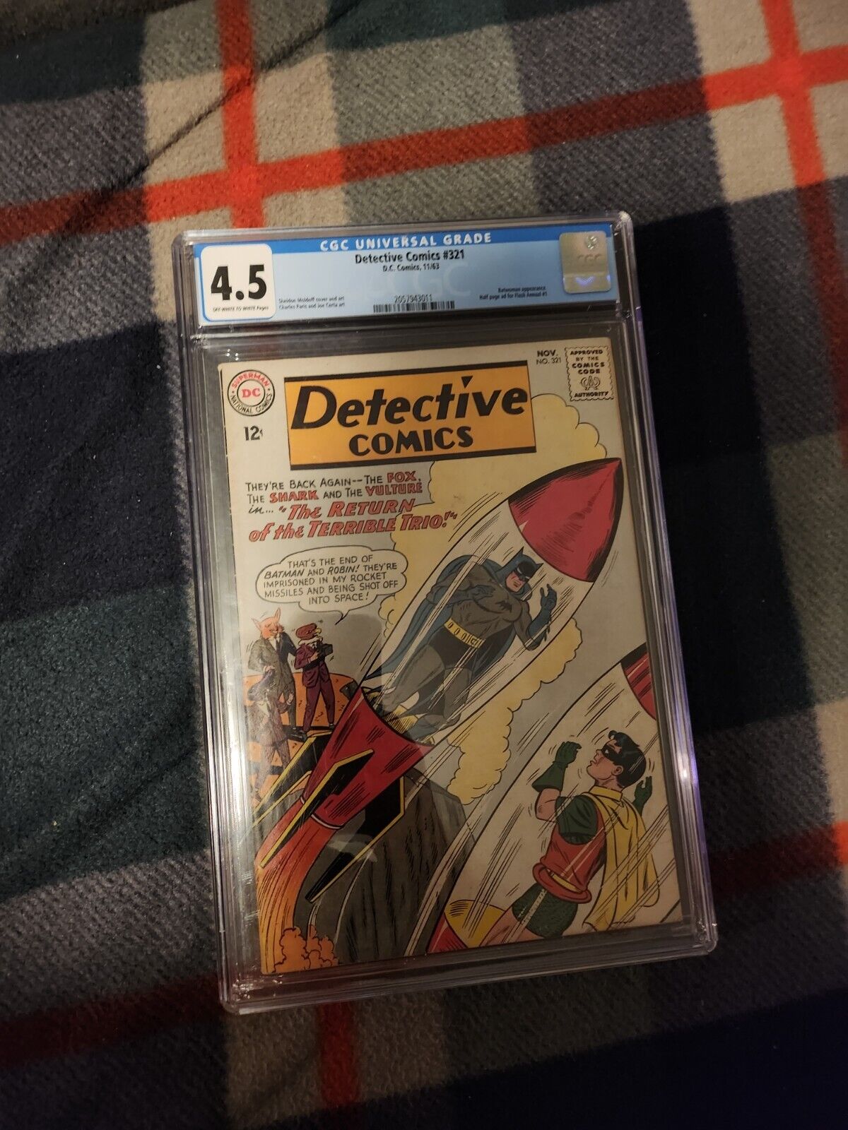 DETECTIVE COMICS #321 4.5   2ND APPEARANCE TERRIBLE TRIO DC 1963