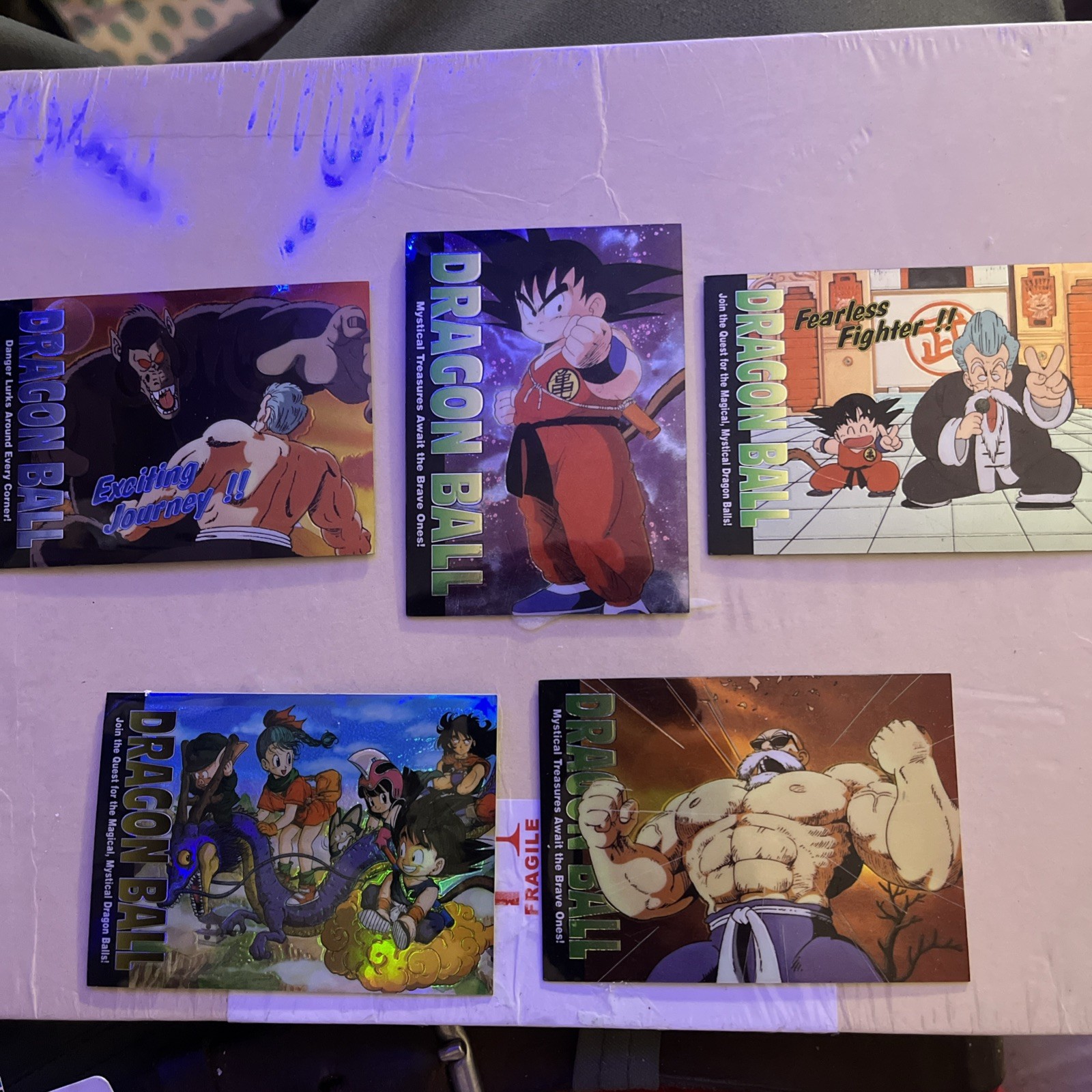 1996 JPP Amada Dragon Ball Chromium Card Lot of -6- Chase Card H Plus RARE
