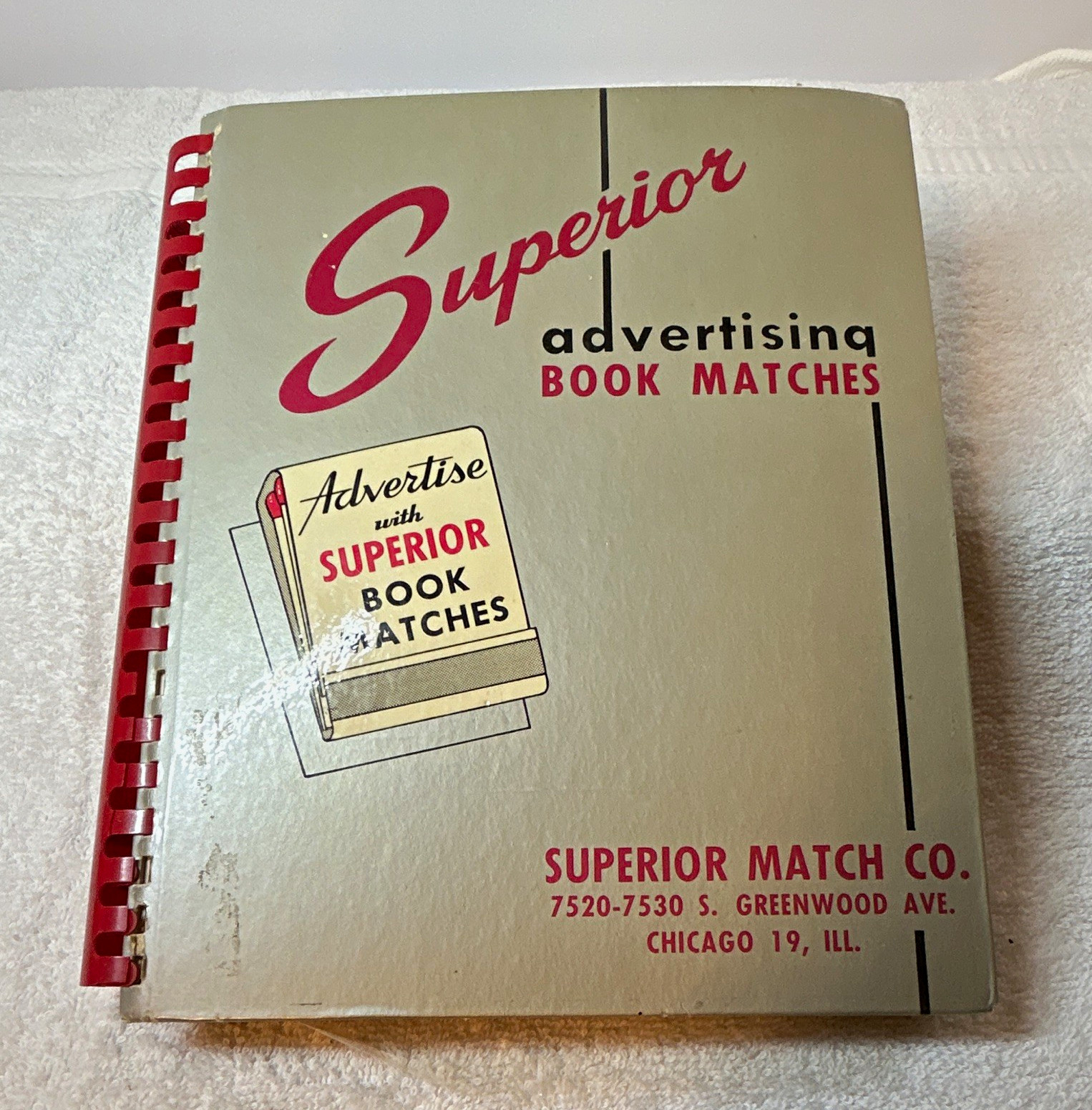 Vintage 1950s Superior Match Co Salesman Sample Catalog #259 Chicago Advertising