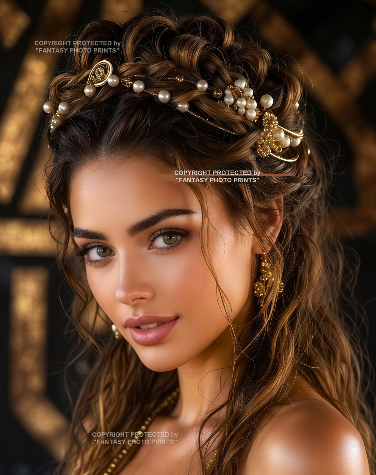 Regal Woman Art 8x10 Female Photo Print Pretty Model Portrait Photography 95516