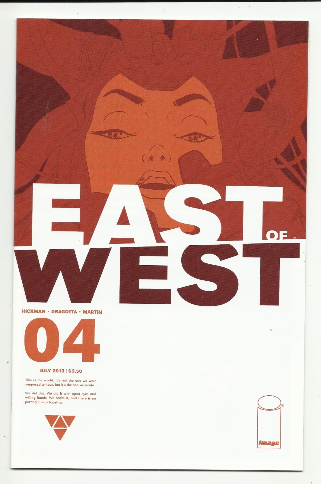 East of West #4 - Cover A - Jonathan Hickman writes - 2013 Image - VF/NM 9.0
