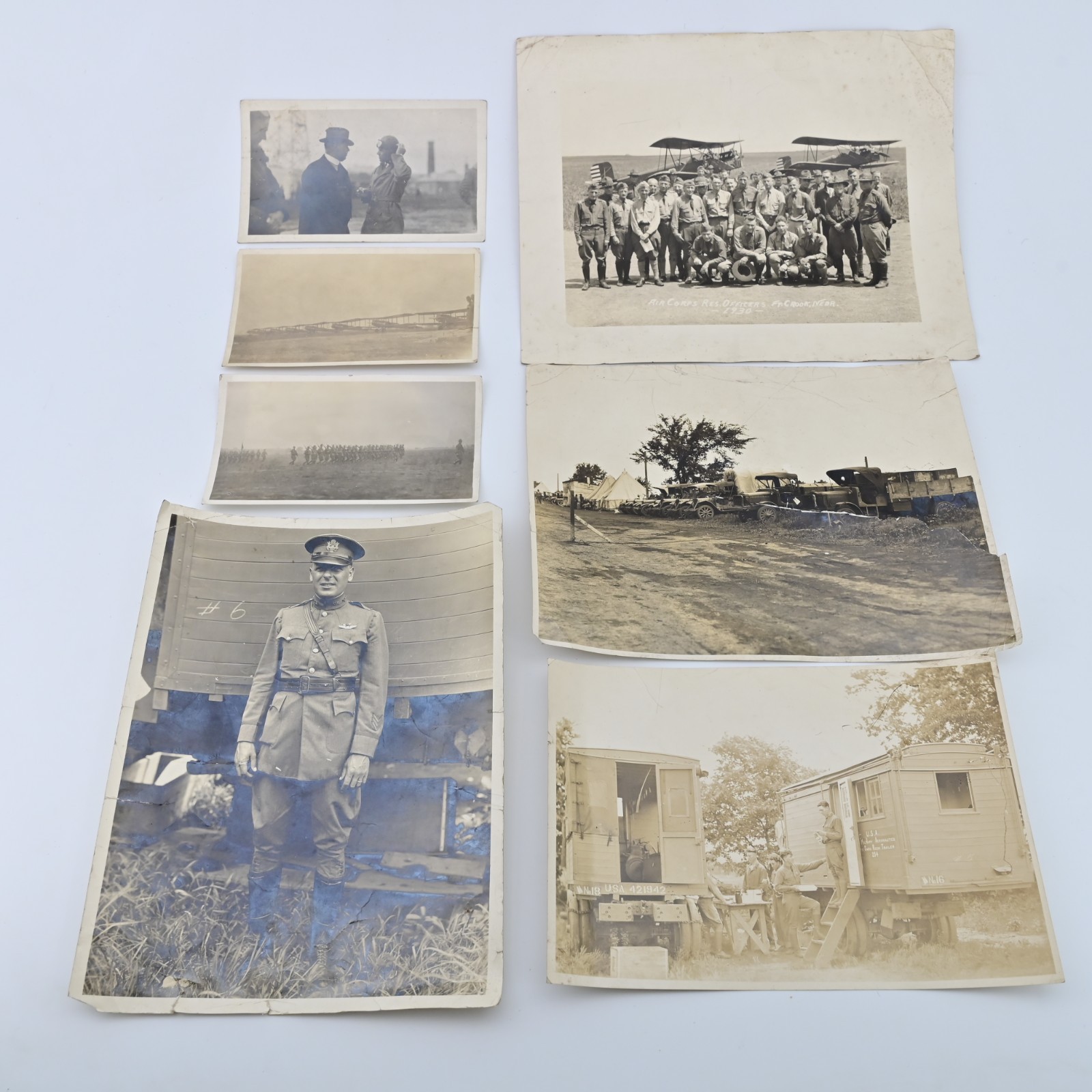 US Army Aviation Photos Fort Riley 9th Photo Section Fort Crook 1919-30 Lot 7