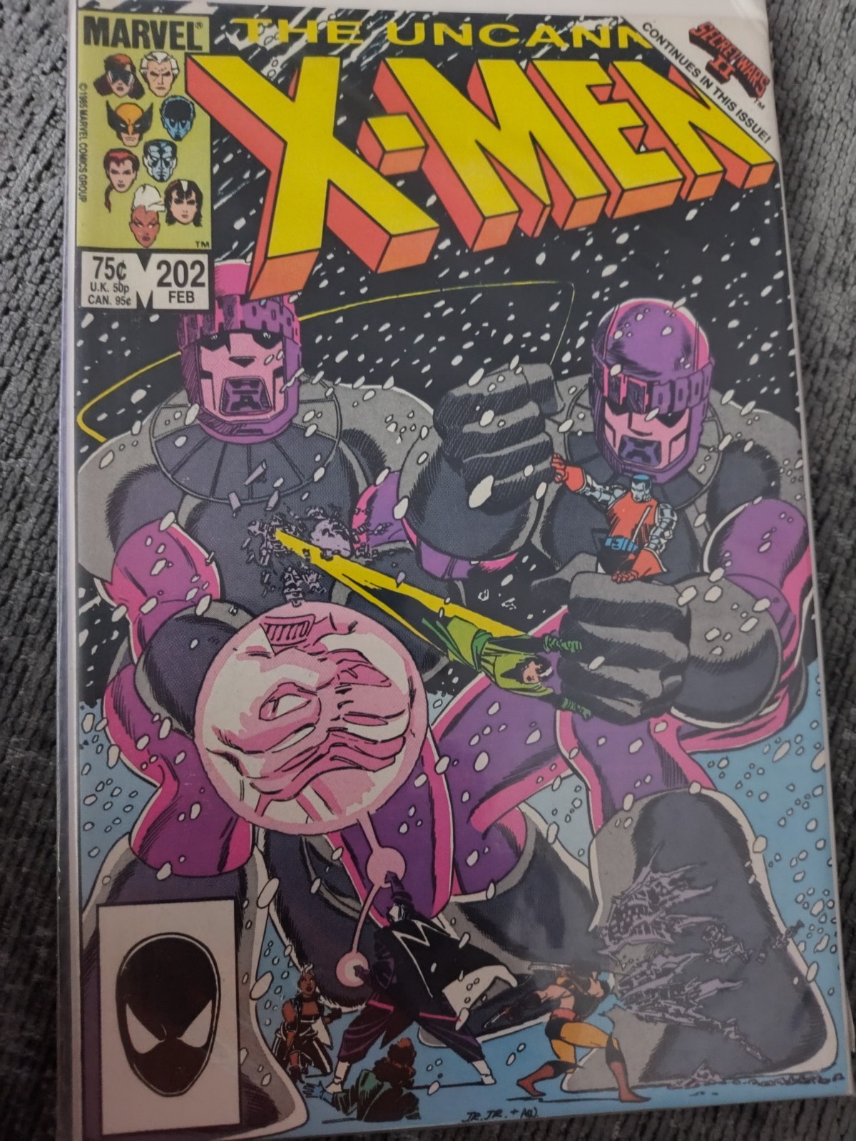 The uncanny X men #202  1985 Marvel comics group VF