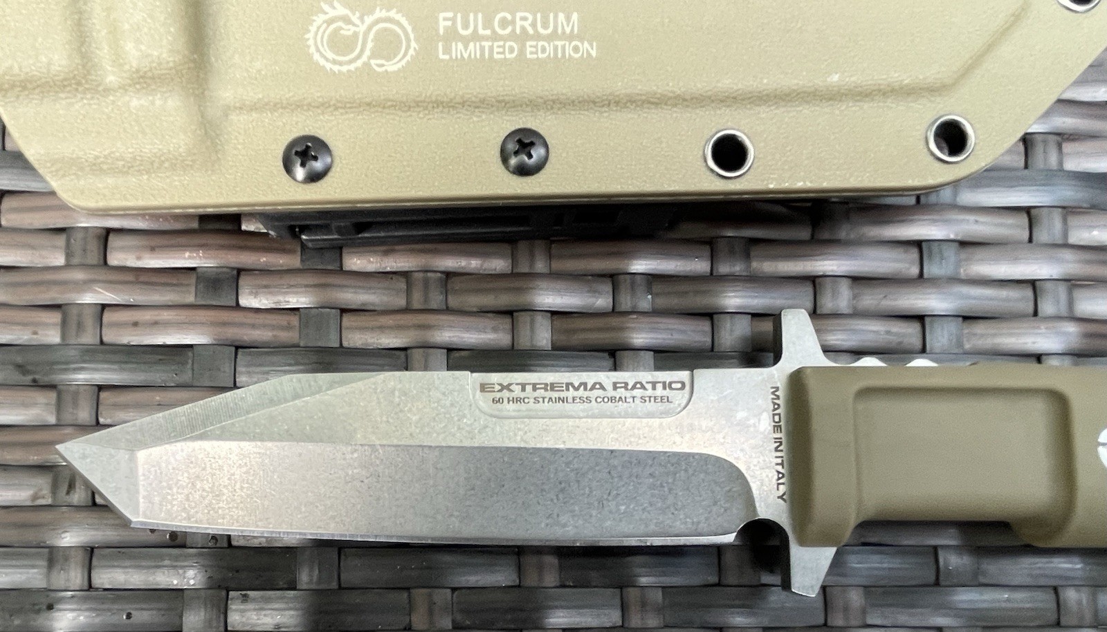 Extrema Ratio Fulcrum Combat Knife Bohler N690 Stainless Limited