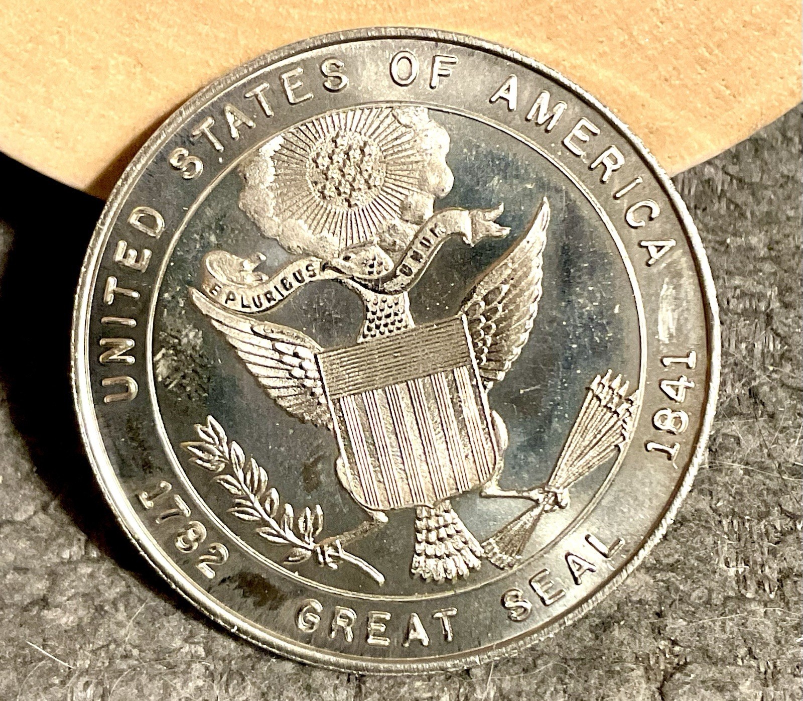 1782-1841 Great Seal Coin Annuit Coeptis Eye Of Providence Masonic Symbol