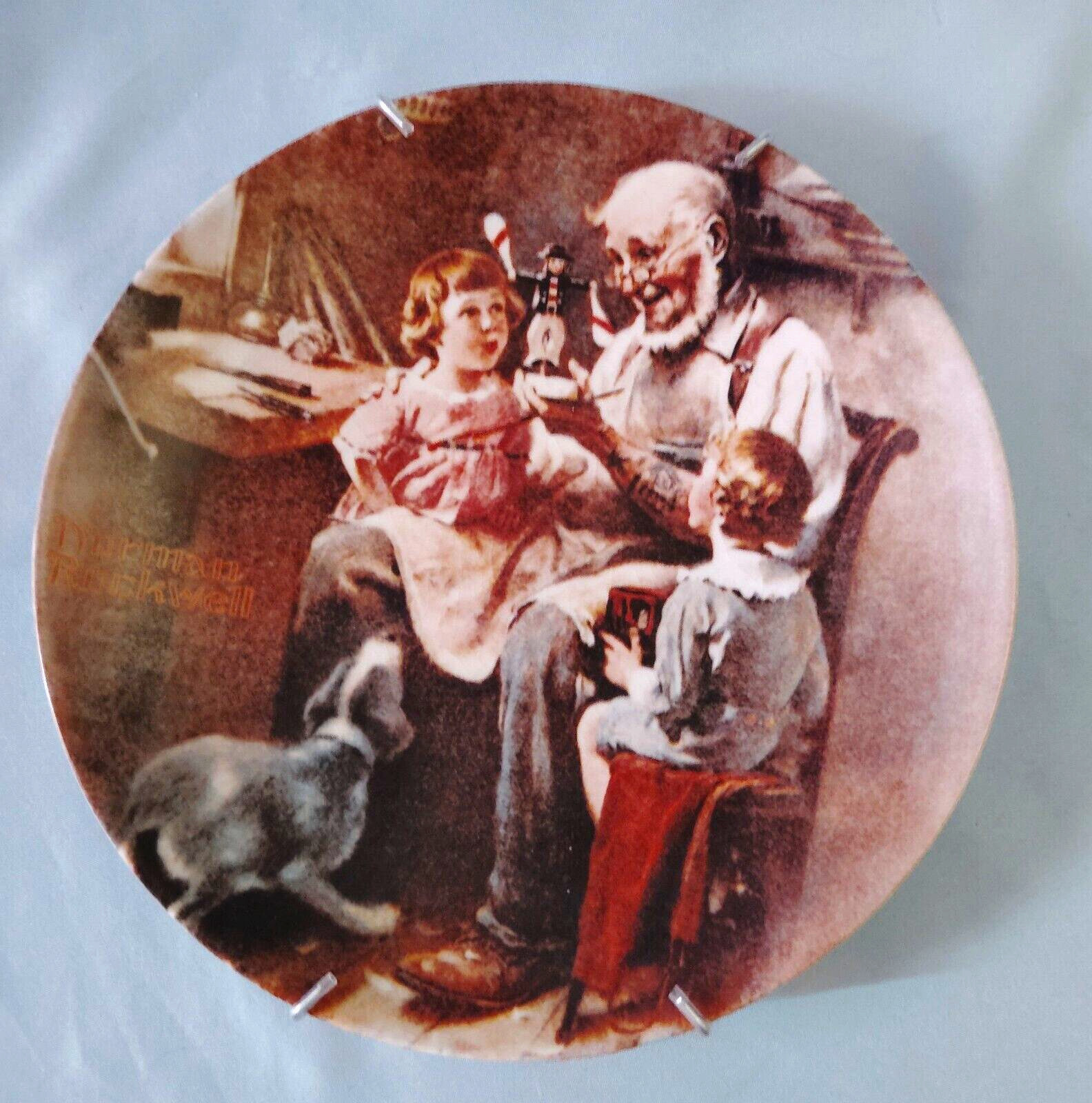 Norman Rockwell Toy Maker 1977 Knowles First Edition Heritage Collection #T500 Norman Rockwell Toy Maker 1977 Knowles First Edition Heritage Collection #T500