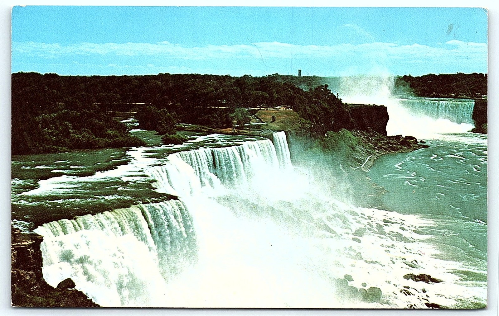 Vintage Postcard American Falls Niagara Gorge Tower MS-74
