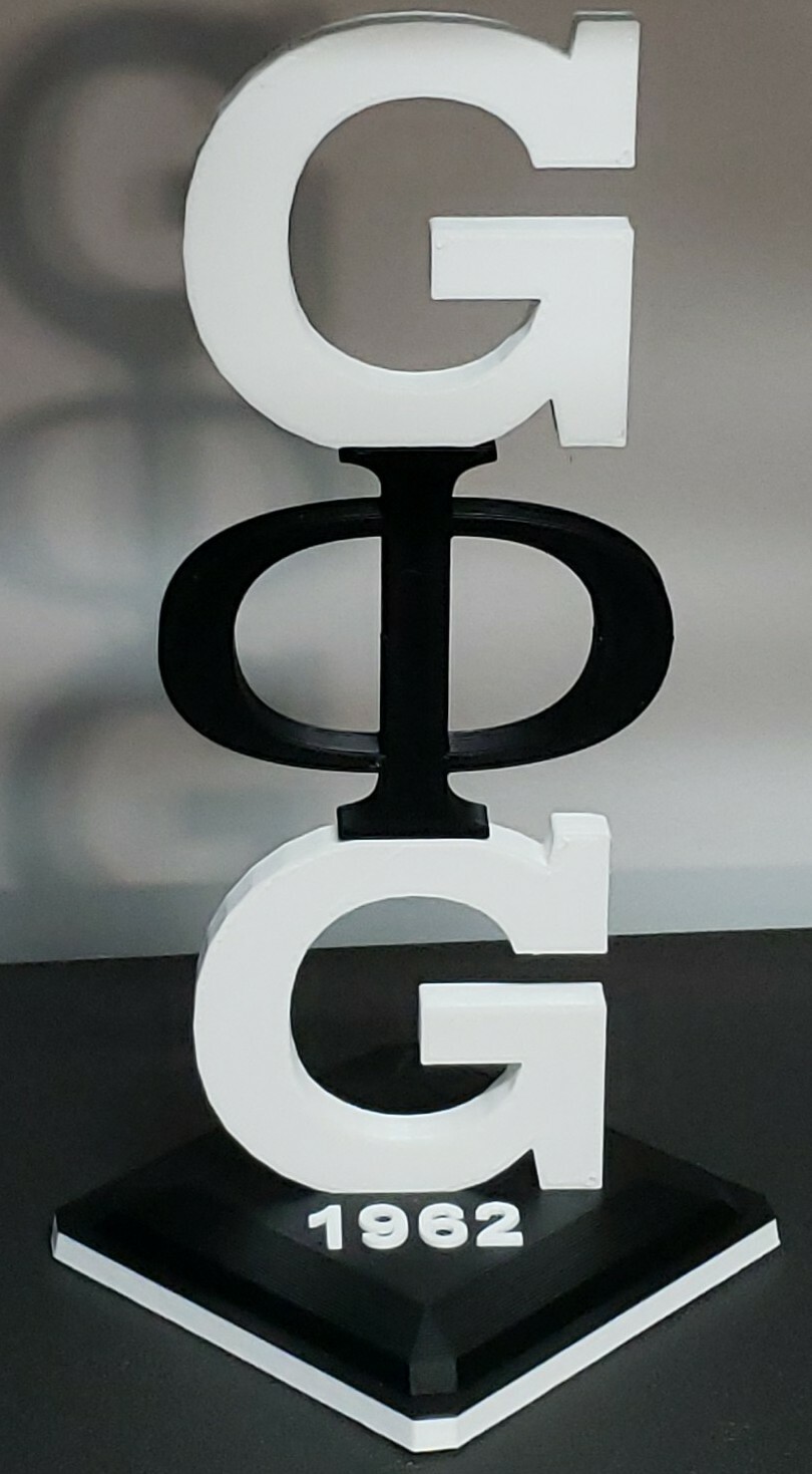 Groove Phi Groove Social Fellowship Inc. Desktop Tower Display Groove Phi Groove Social Fellowship Inc. Desktop Tower Display