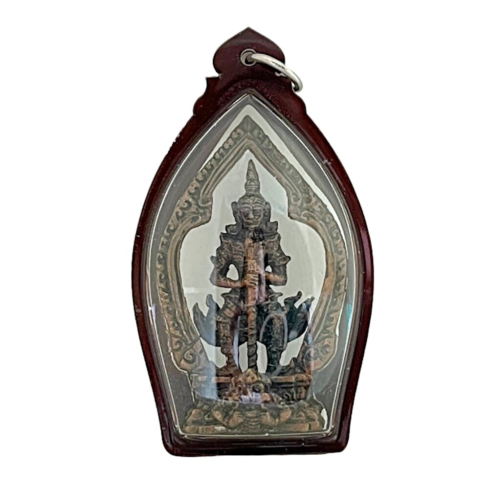 Tao Wessuwan Kubera Jambhala Wealth God Protector Spiritual Amulet Pendant #3 Tao Wessuwan Kubera Jambhala Wealth God Protector Spiritual Amulet Pendant #3