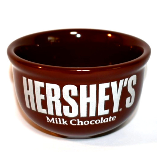 VTG 2008 Hershey's Milk Chocolate Ice Cream Cereal Bowl Ceramic Candy Dish