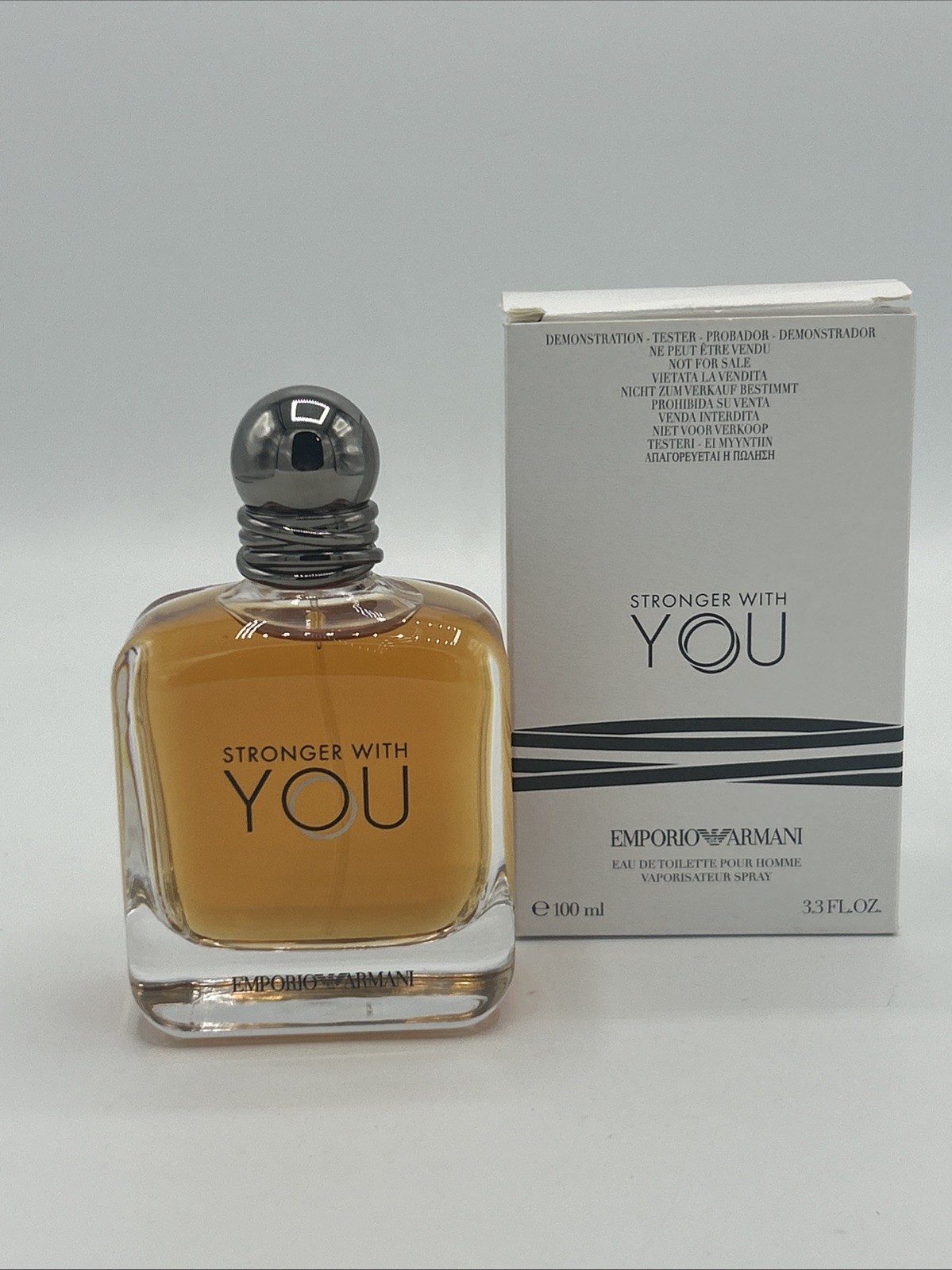 EMPORIO ARMANI STRONGER WITH YOU POUR HOMME EAU DE TOILETTE SPRAY 100ML (T)