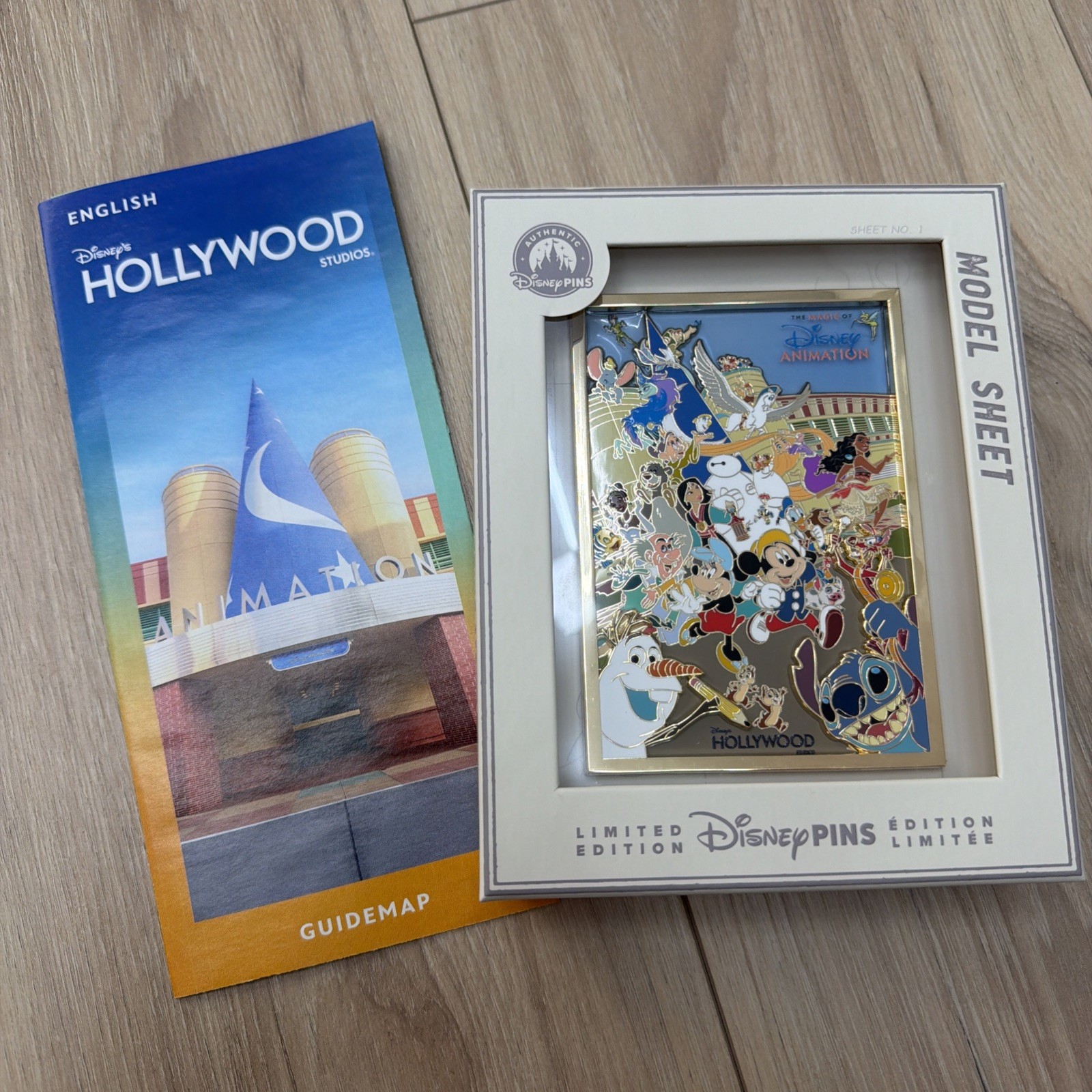 2026 Disney Magic Of Disney Animation Hollywood Studios Jumbo Pin LE2000 +MAP
