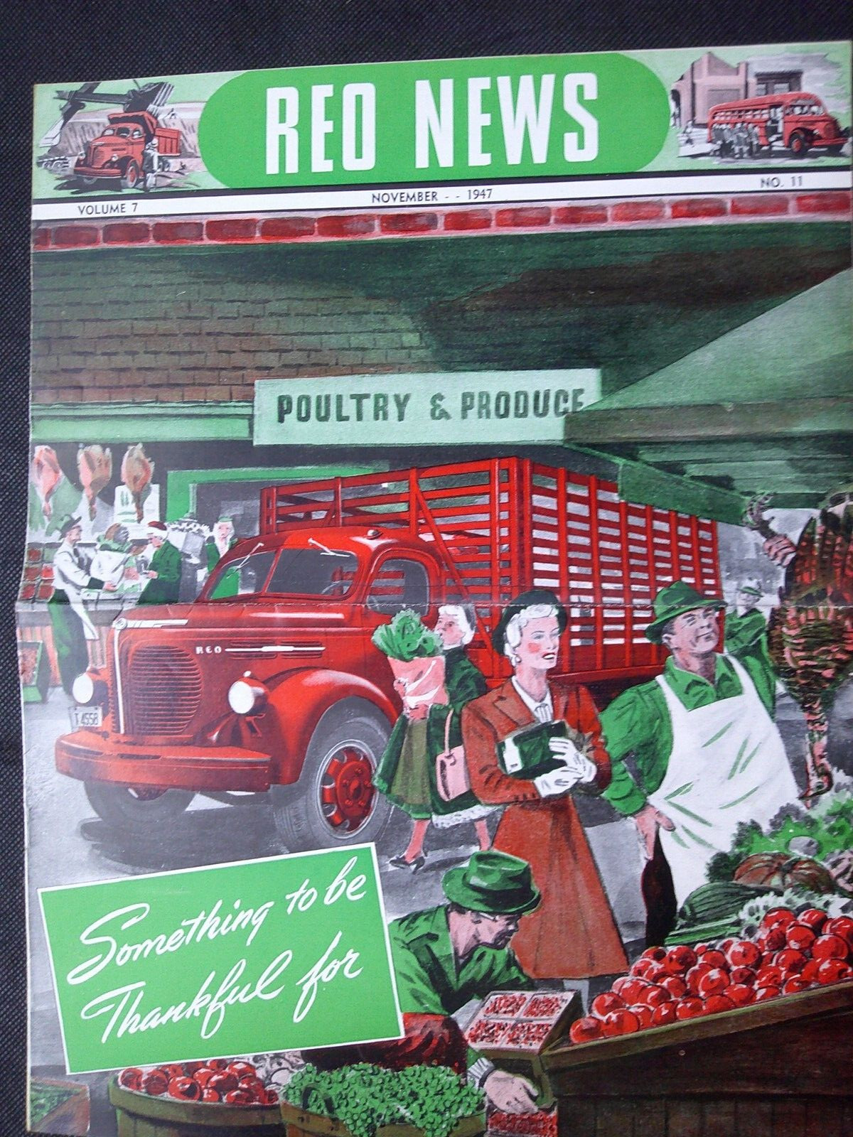 REO News Truck Trade Magazine Nov 1947 Original 12 pgs New Hampshire Feature
