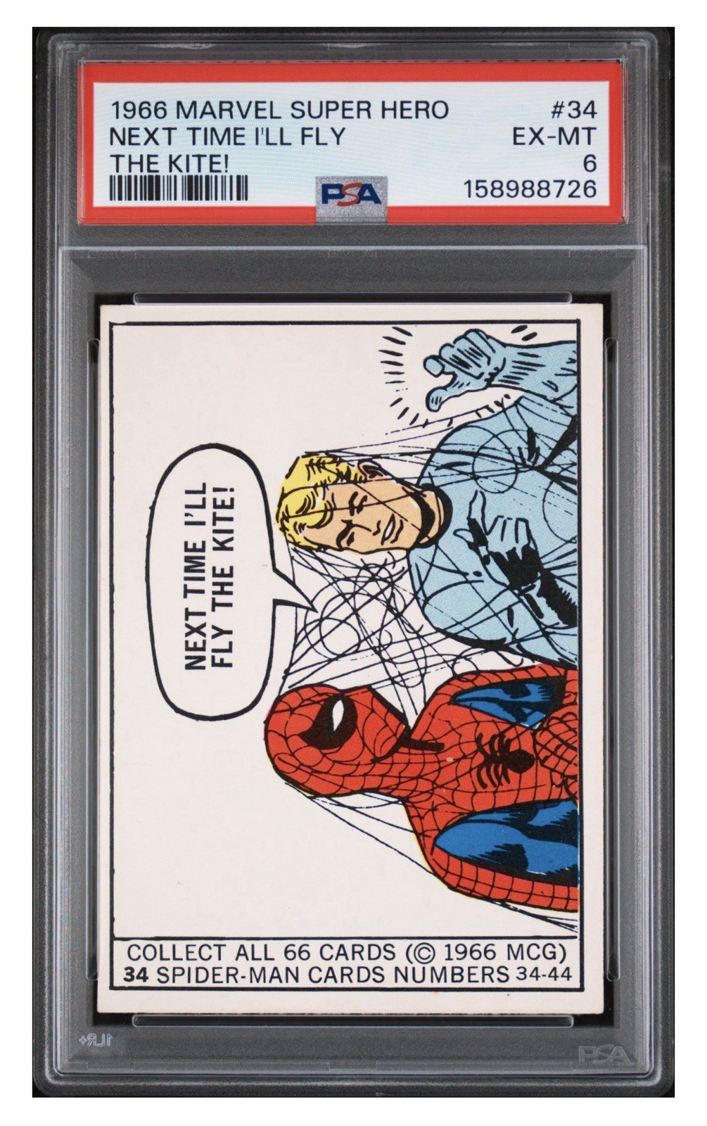 1966 MARVEL SUPER HEROES #34 NEXT TIME I\'LL FLY THE KITE PSA 6