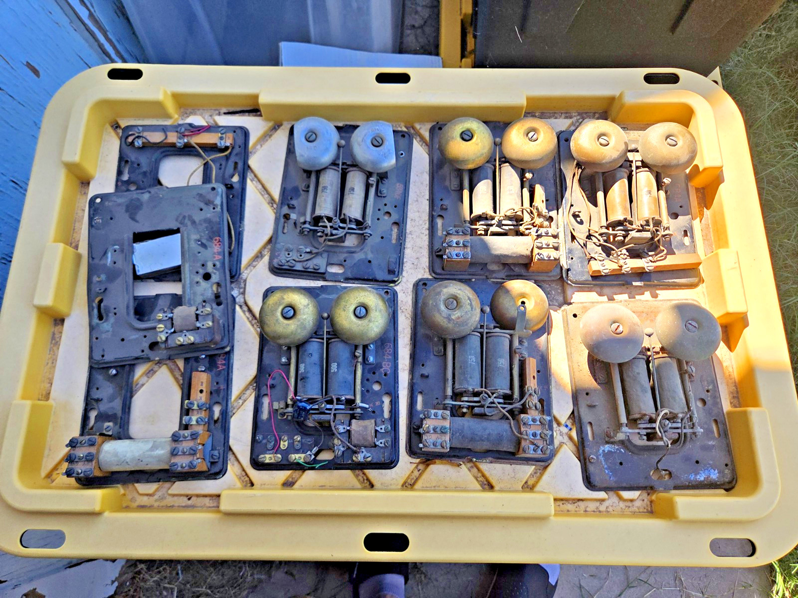 Lot Of 9 Western Electric Telephone Subsets For Parts 