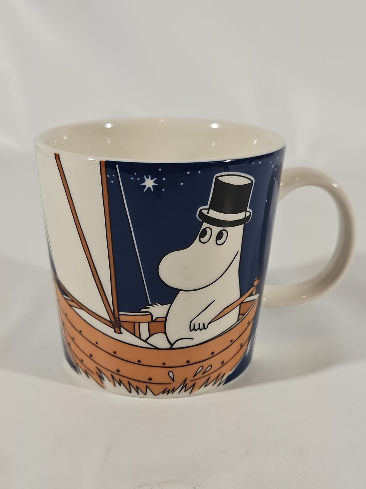 Moomin Mug Moominpappa Coffee Mug by Arabia Sailboat Hitchhiker