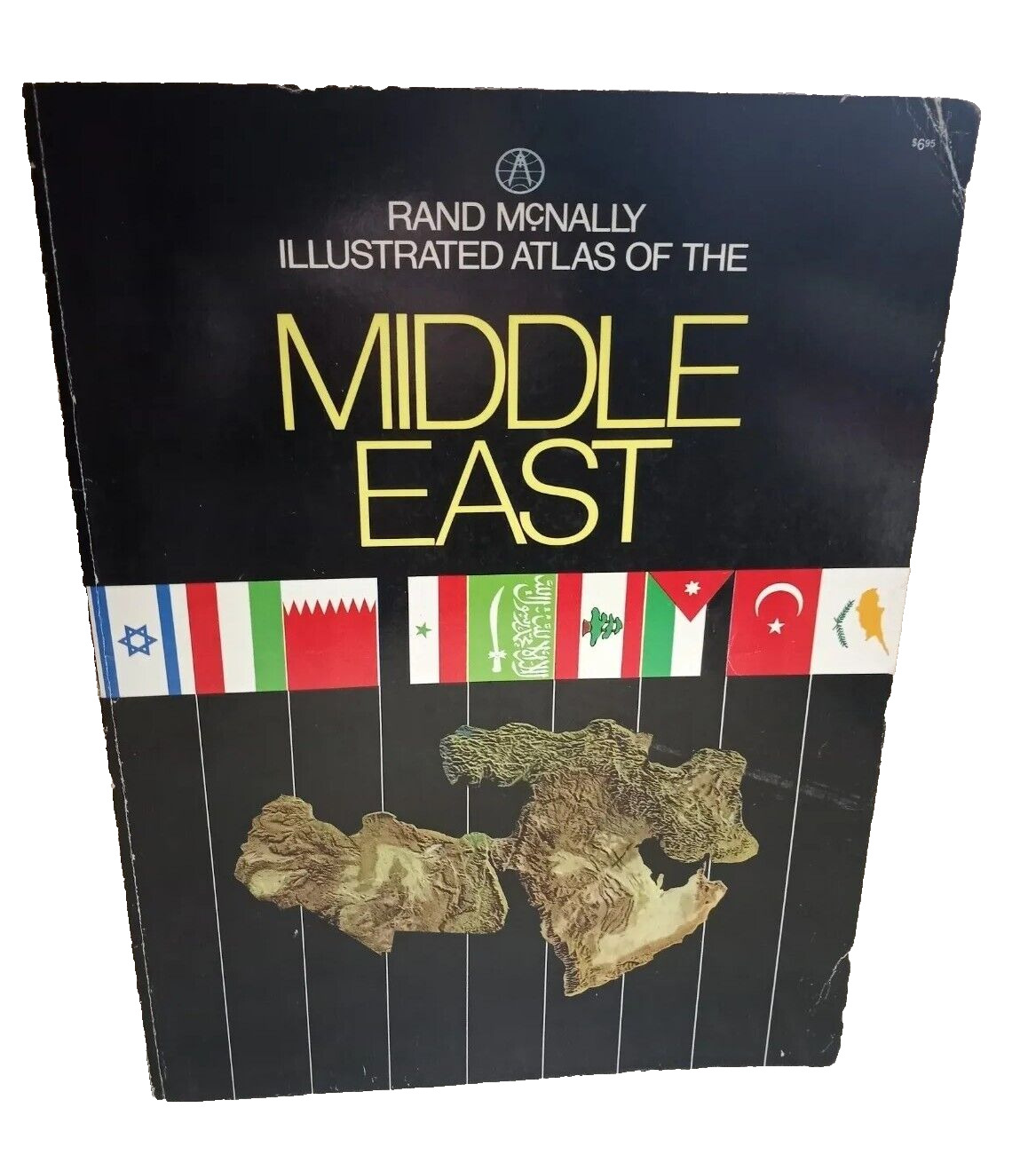 1975 Rand McNally Illustrated Atlas Of The Middle East 1975