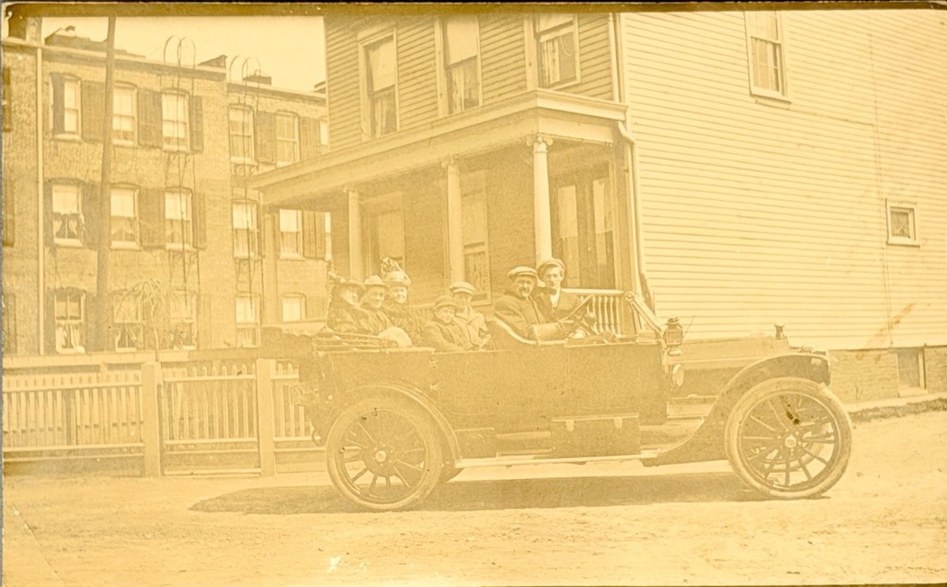 Vintage 1911 Hudson Model 33 Torpedo Touring Car Antique RPPC Postcard