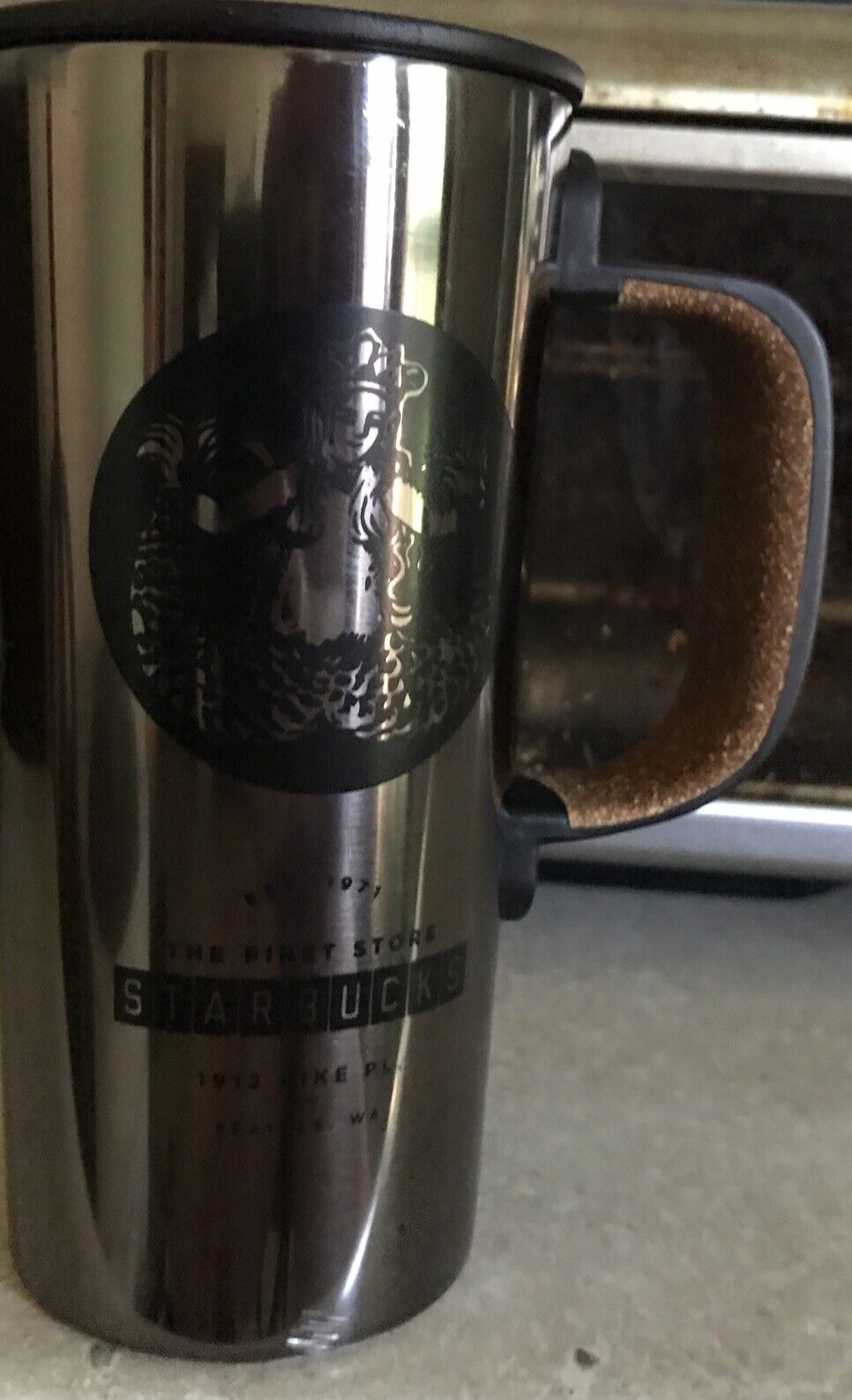 Starbucks PIKE PLACE MARKET Seattle FIRST STORE Stainless Steel 12oz Tumbler