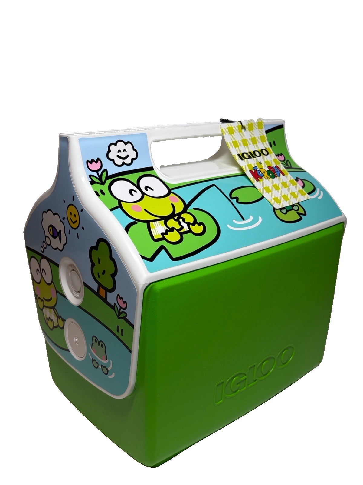 Sanrio Hello Kitty KEROPPI 6 Cans Cooler Insulated Igloo Playmate NWT