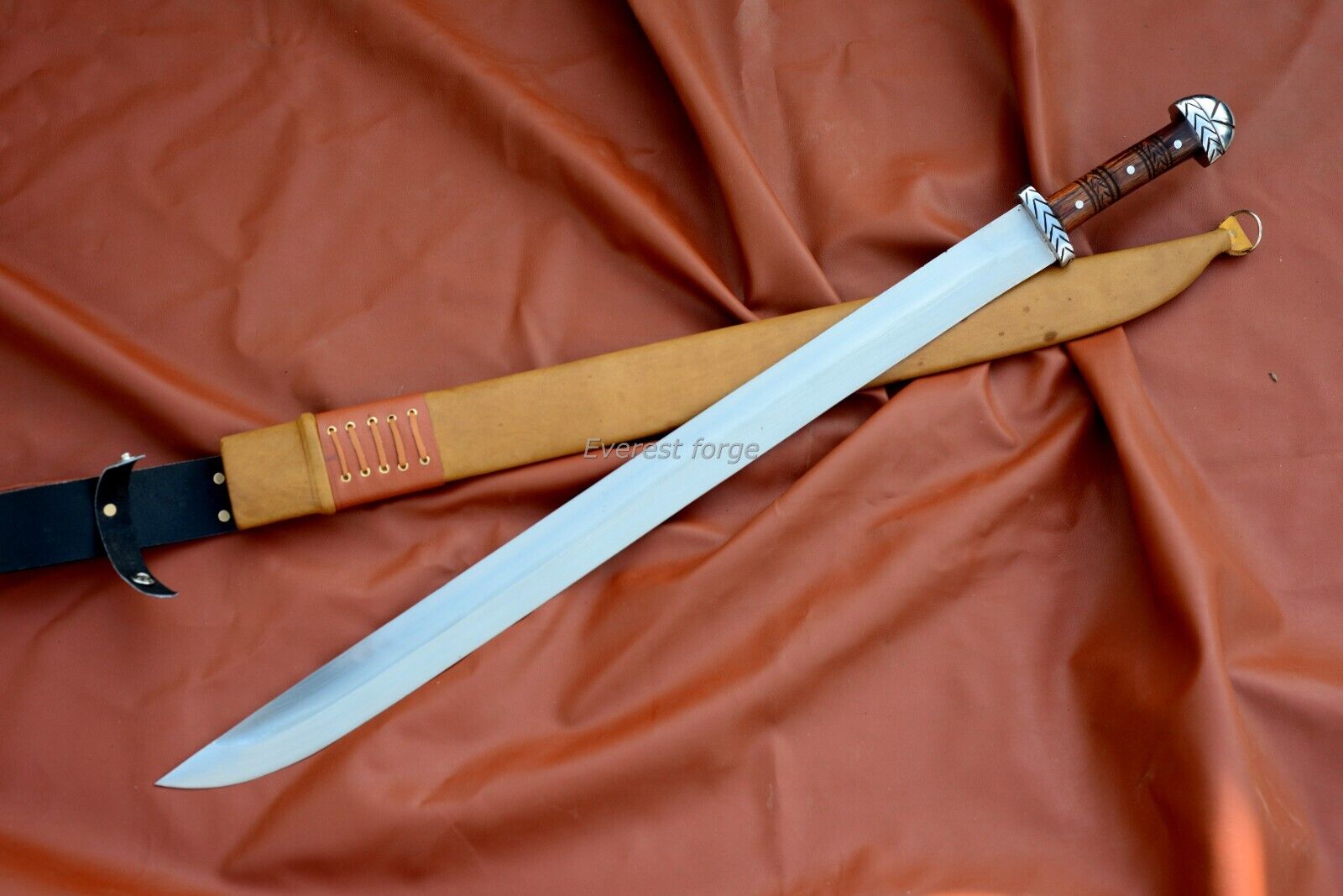 24 inches Long Blade Viking sword-Handmade sword-Hunting, Camping,tactical sword