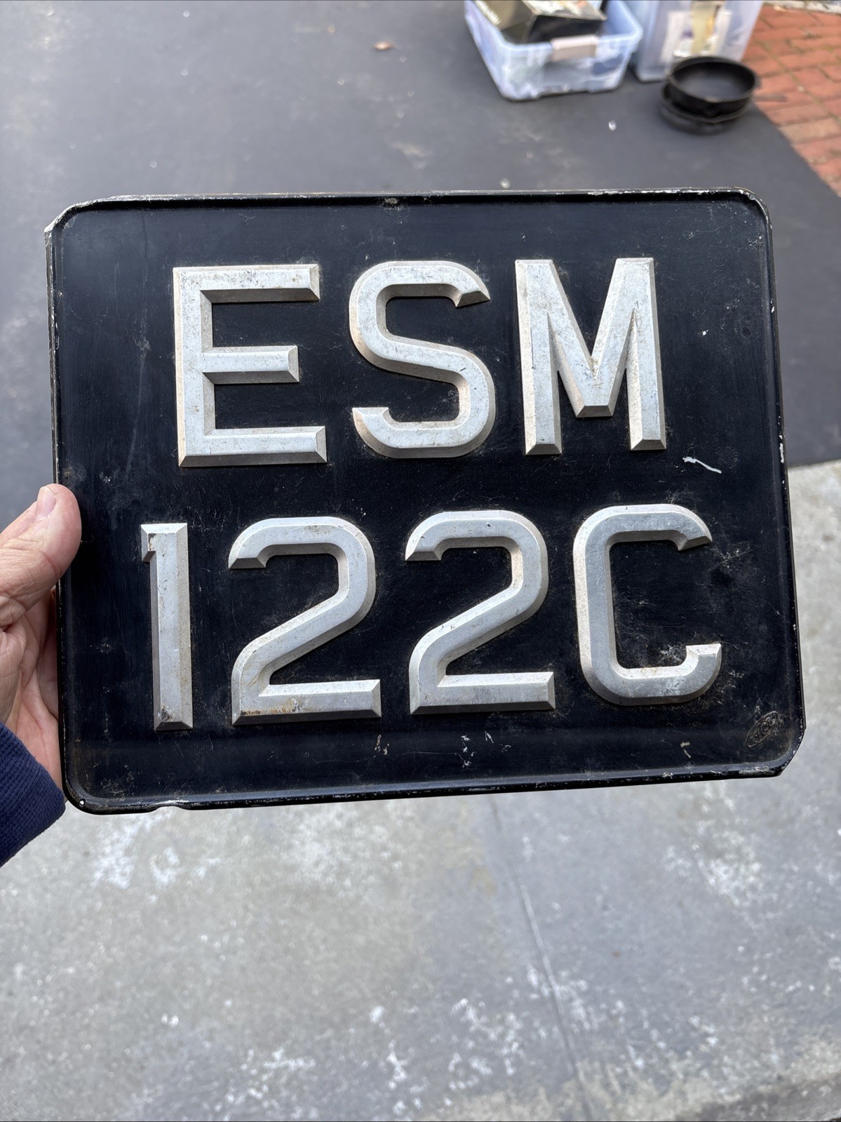 ITALY PLASTIC LICENSE PLATE ITALIAN NUMBER PLATE