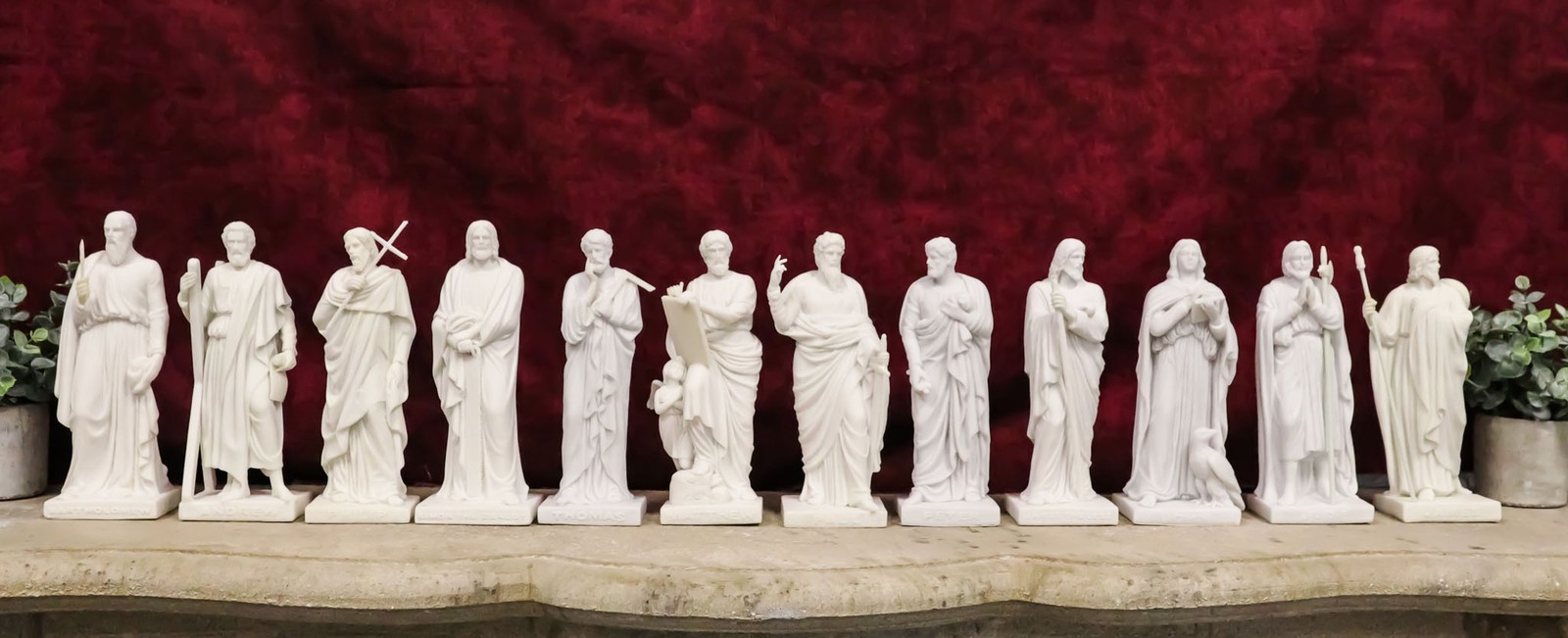 Ebros Thorvaldsen Museum Christian Twelve Apostles of Jesus Christ Statue Set 12