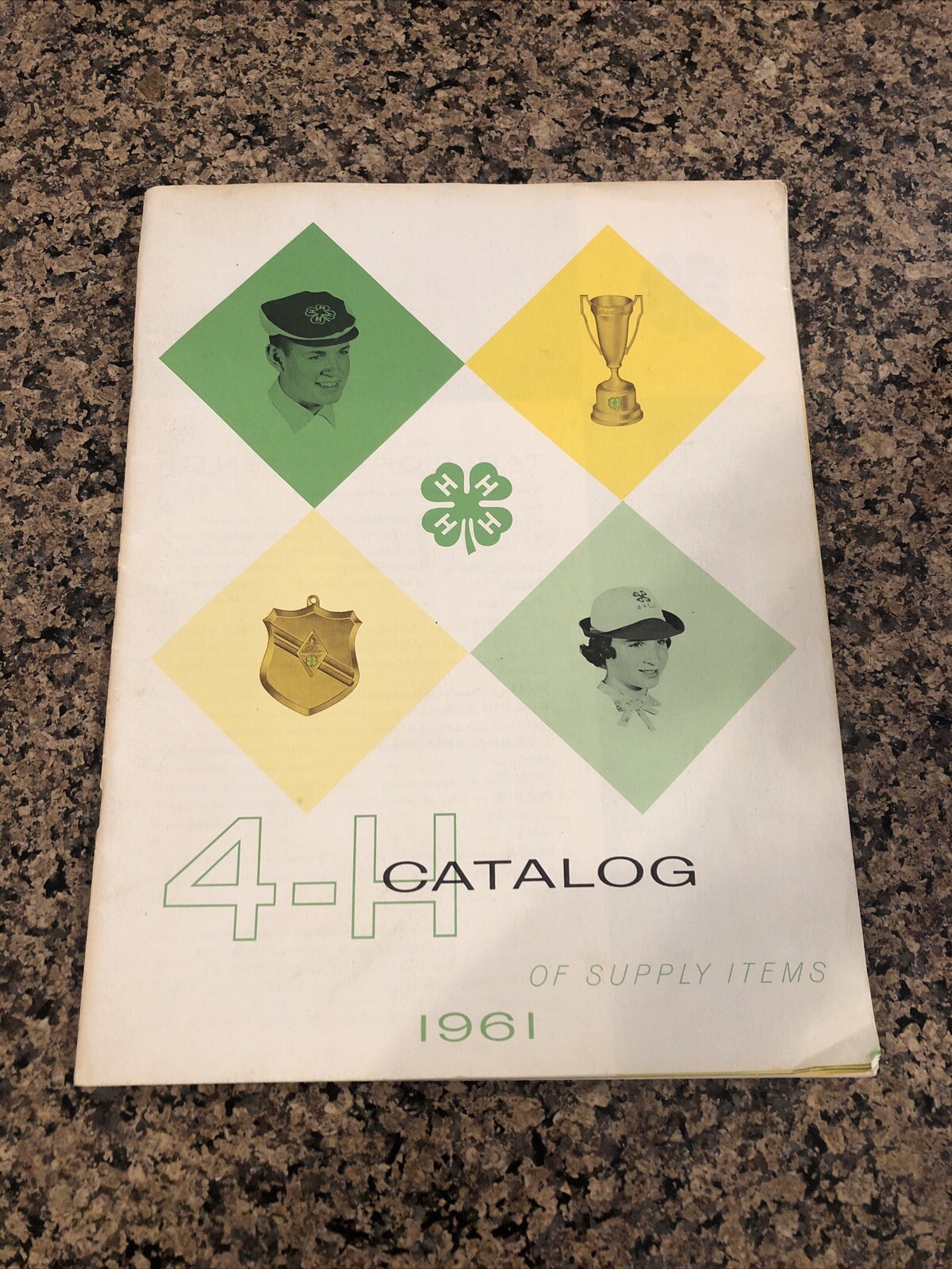 Vintage 1961 4H Club  Farm Youth Program Supply Items Rare