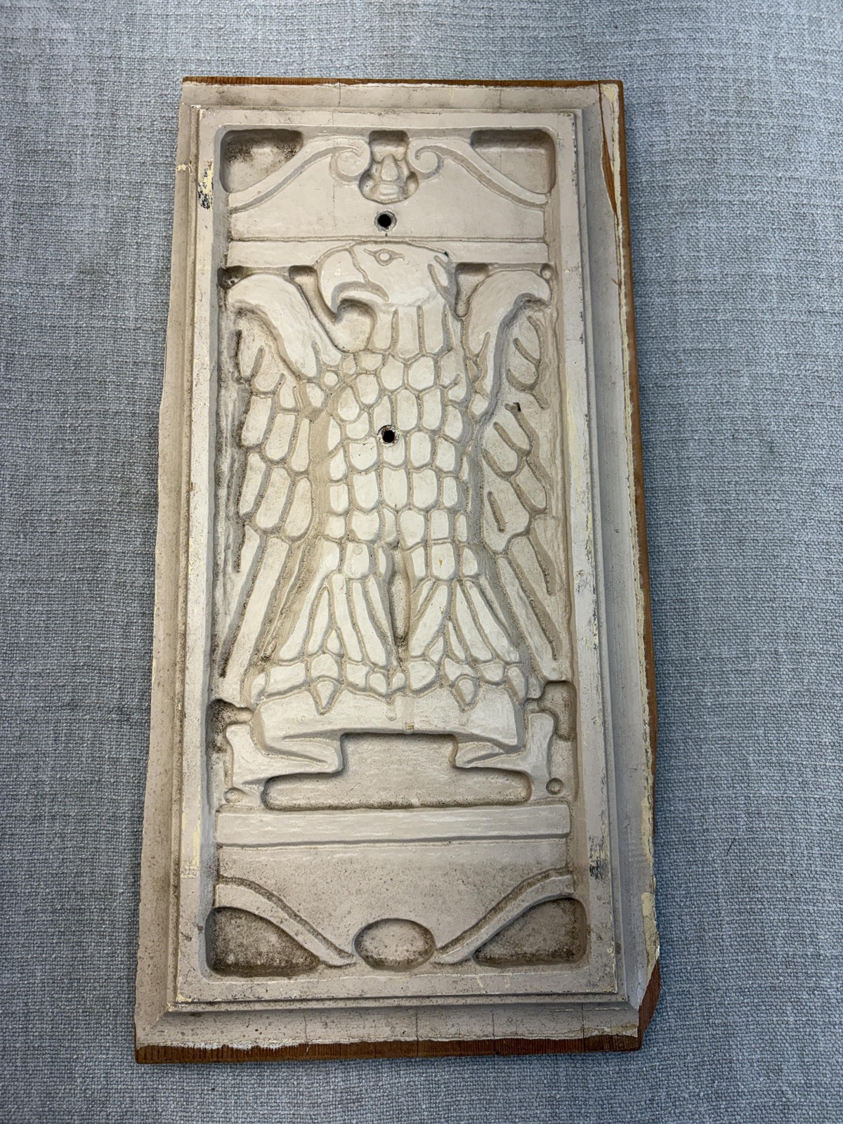 Antique Art Deco Eagle Plaster Casting Mold 19