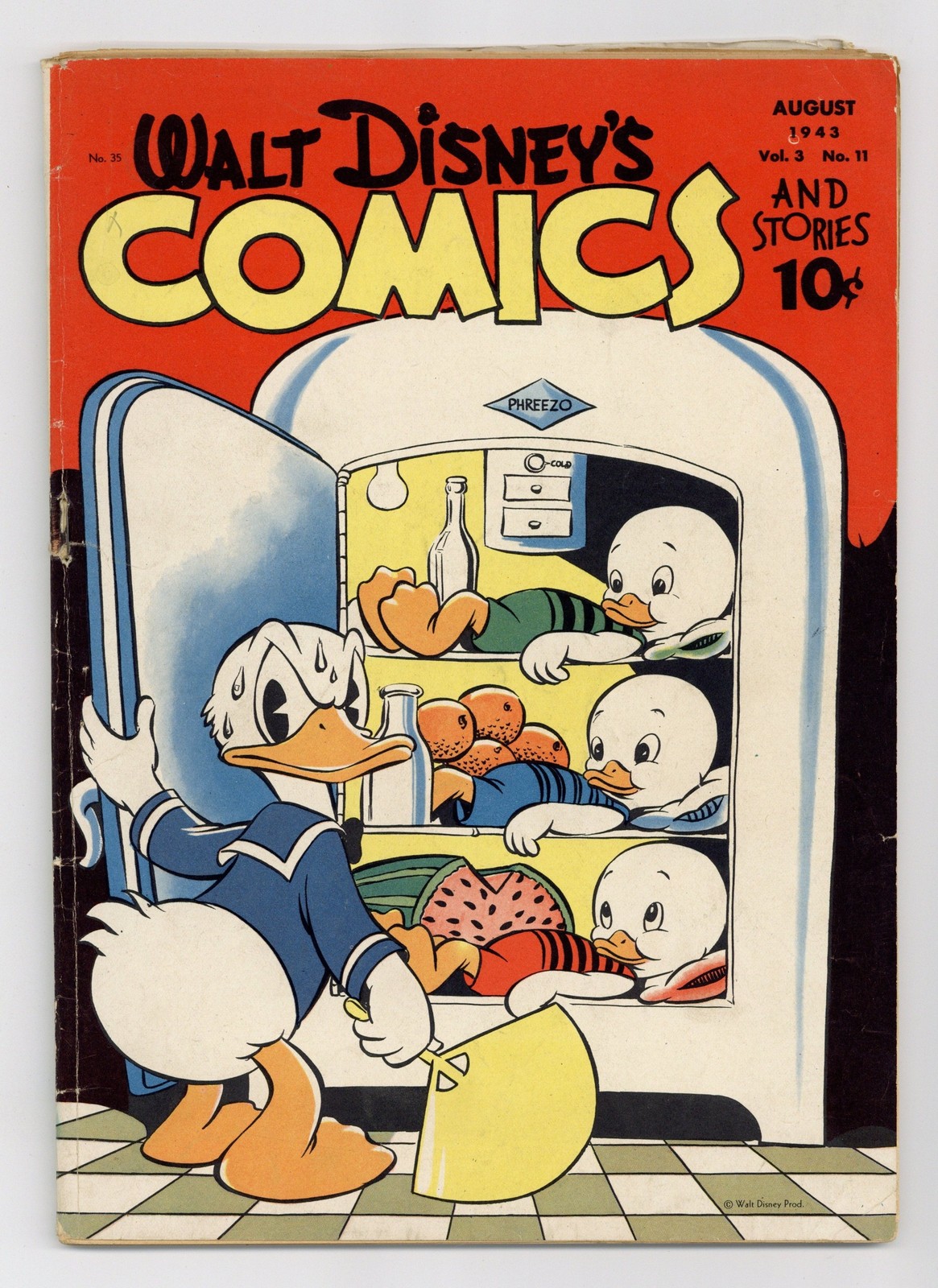 Walt Disney\'s Comics and Stories #35 GD 2.0 1943