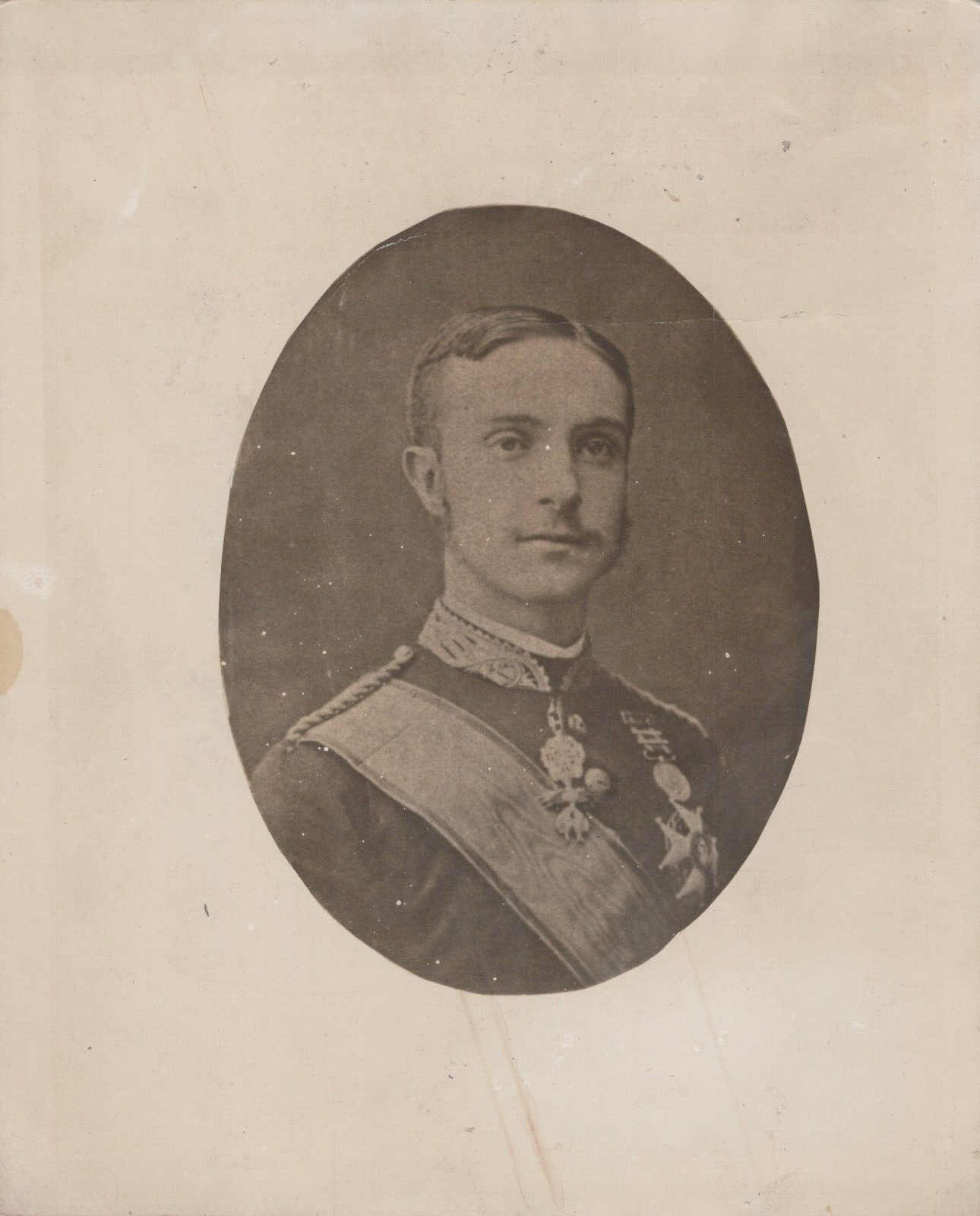 RARE ALFONSO XII OF SPAIN SON OF QUEEN ISABELLA II PORTRAIT ORIG PHOTO 144