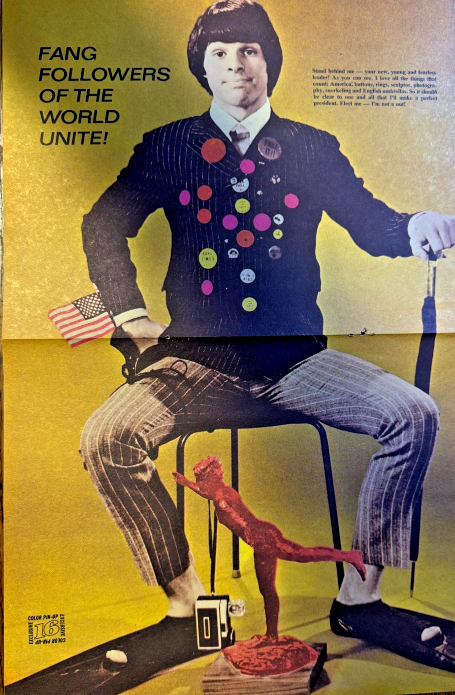 1967 Giant  11 x 17 Poster Musician Phil \