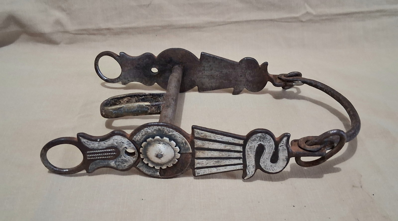Antique L.D. Stone & Co. California Vaquero High Port Horse Bit (1852-1912) RARE