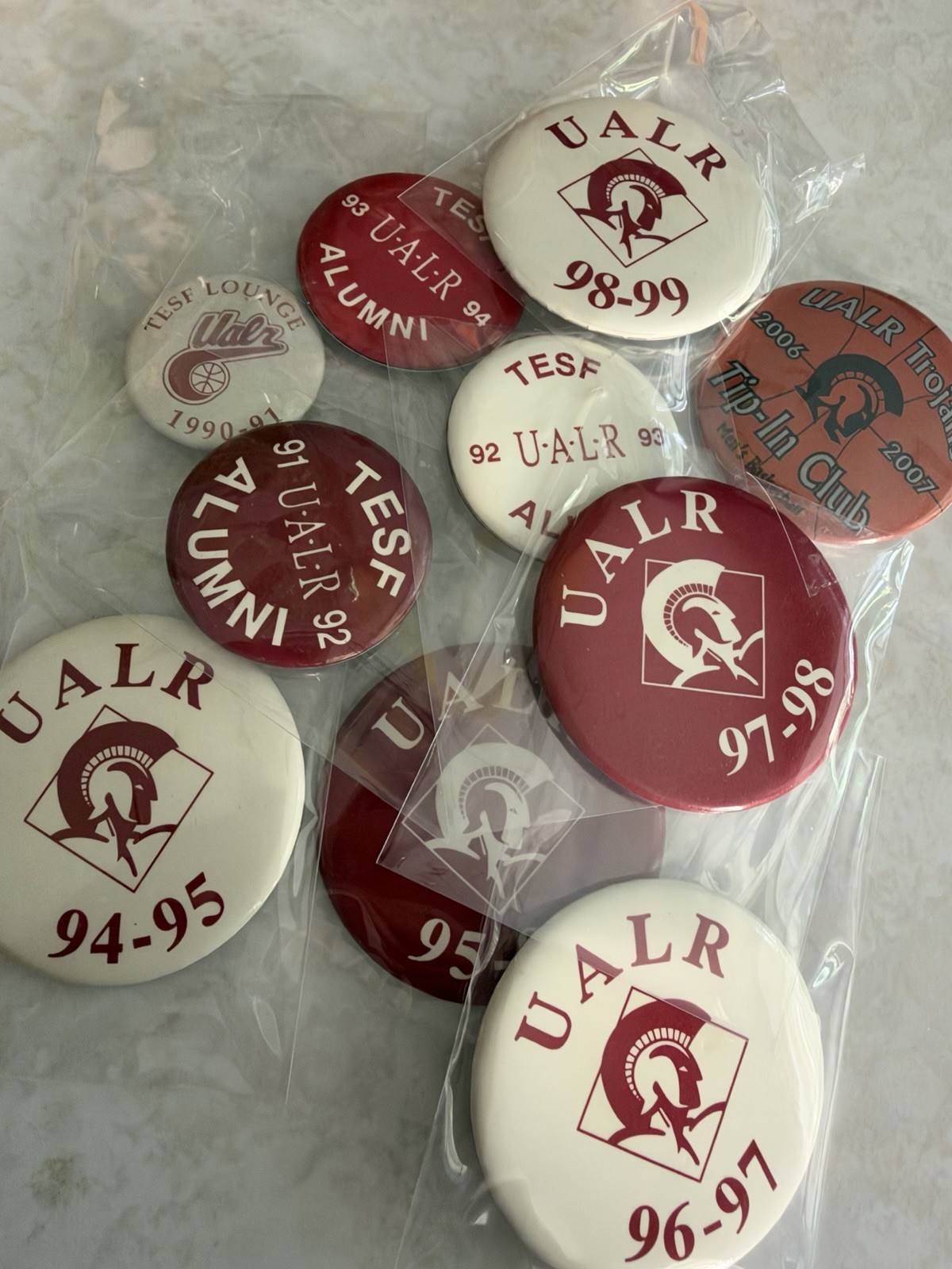 University of Arkansas Little Rock Lapel Pin UALR Badge Bundle Lot 1990s