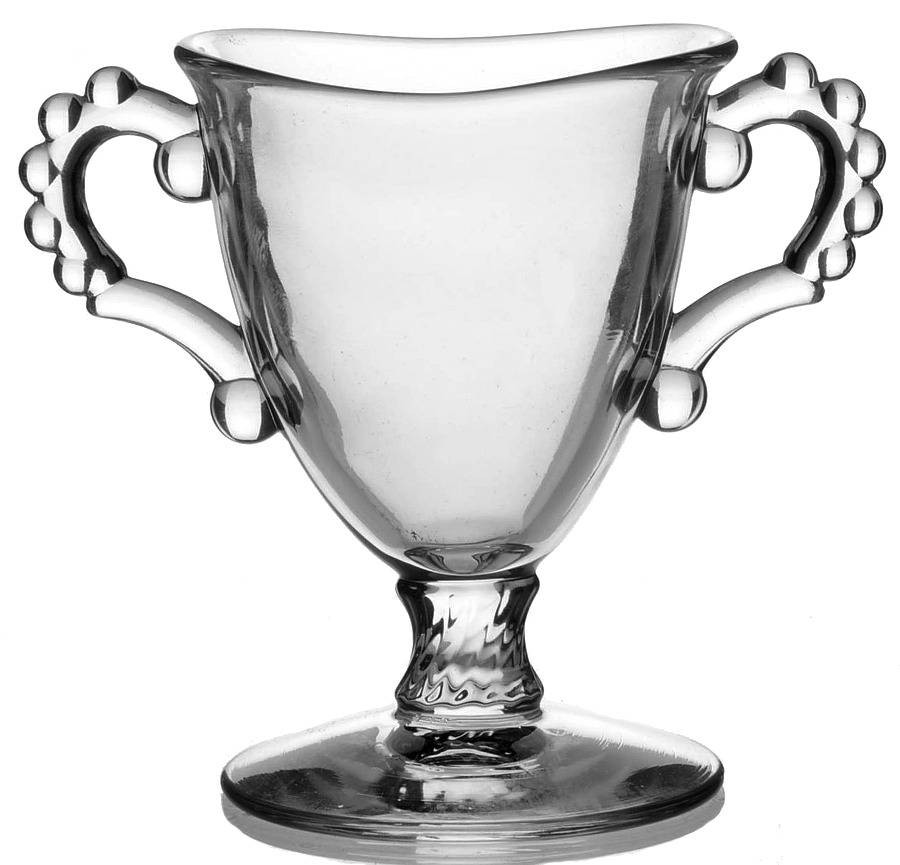 Imperial Glass-Ohio Candlewick Clear  Open Sugar Bowl 7612399